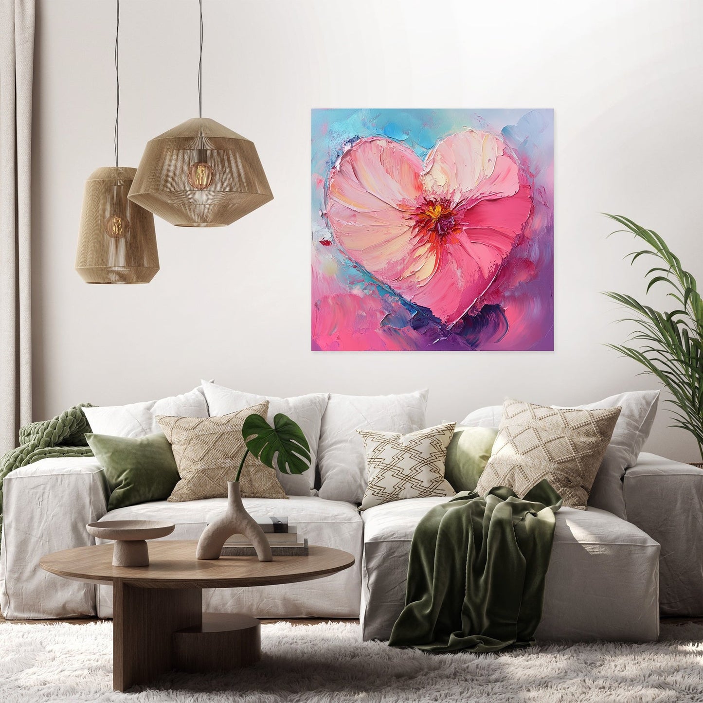 Heart's Bloom Canvas