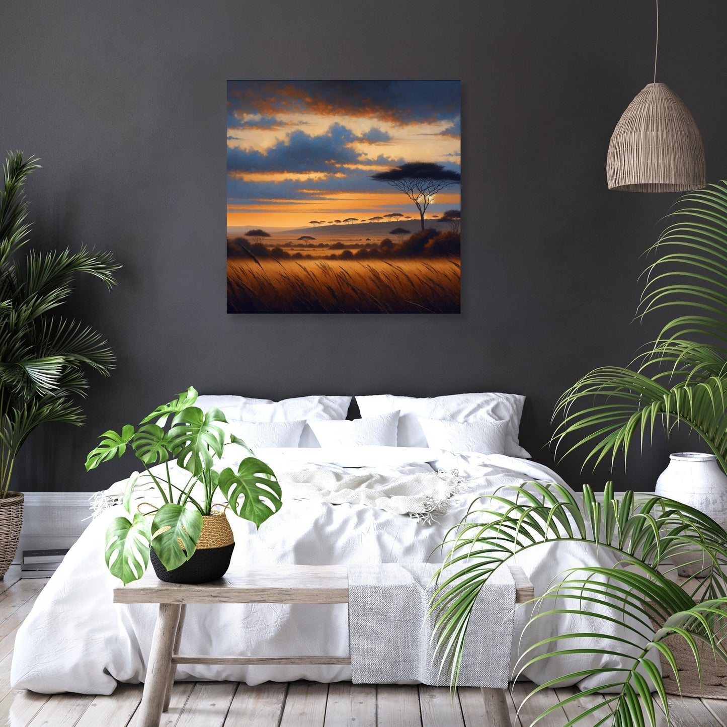 Twilight Savannah Canvas