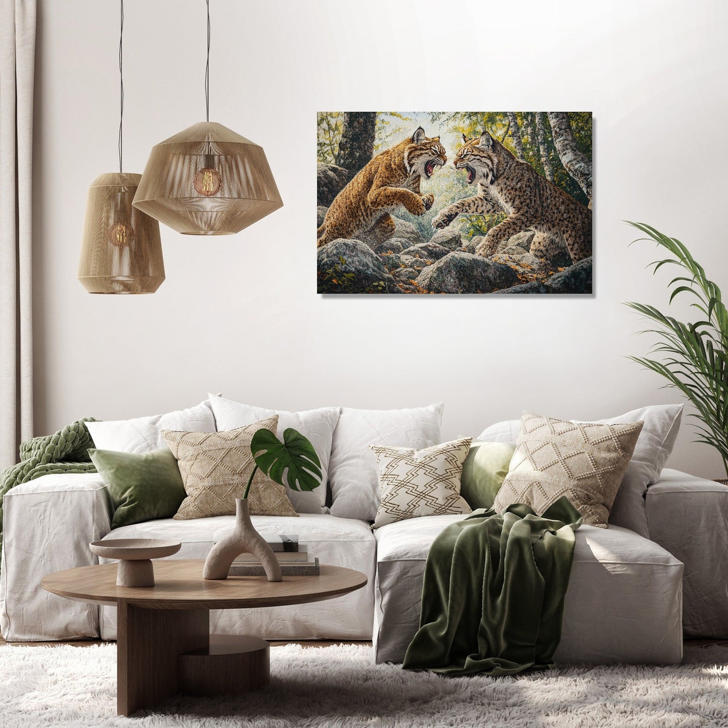 Wildcat Duel Canvas