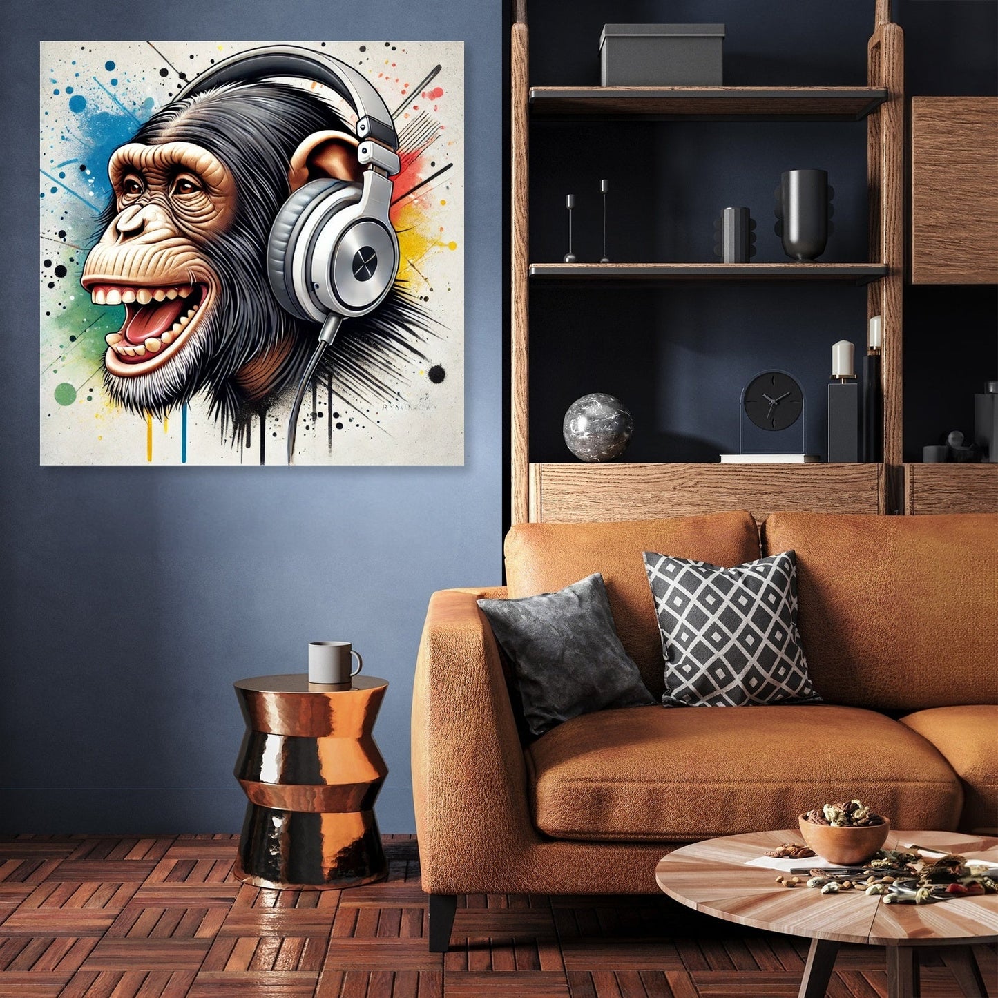 Street Vibe Chimp Canvas