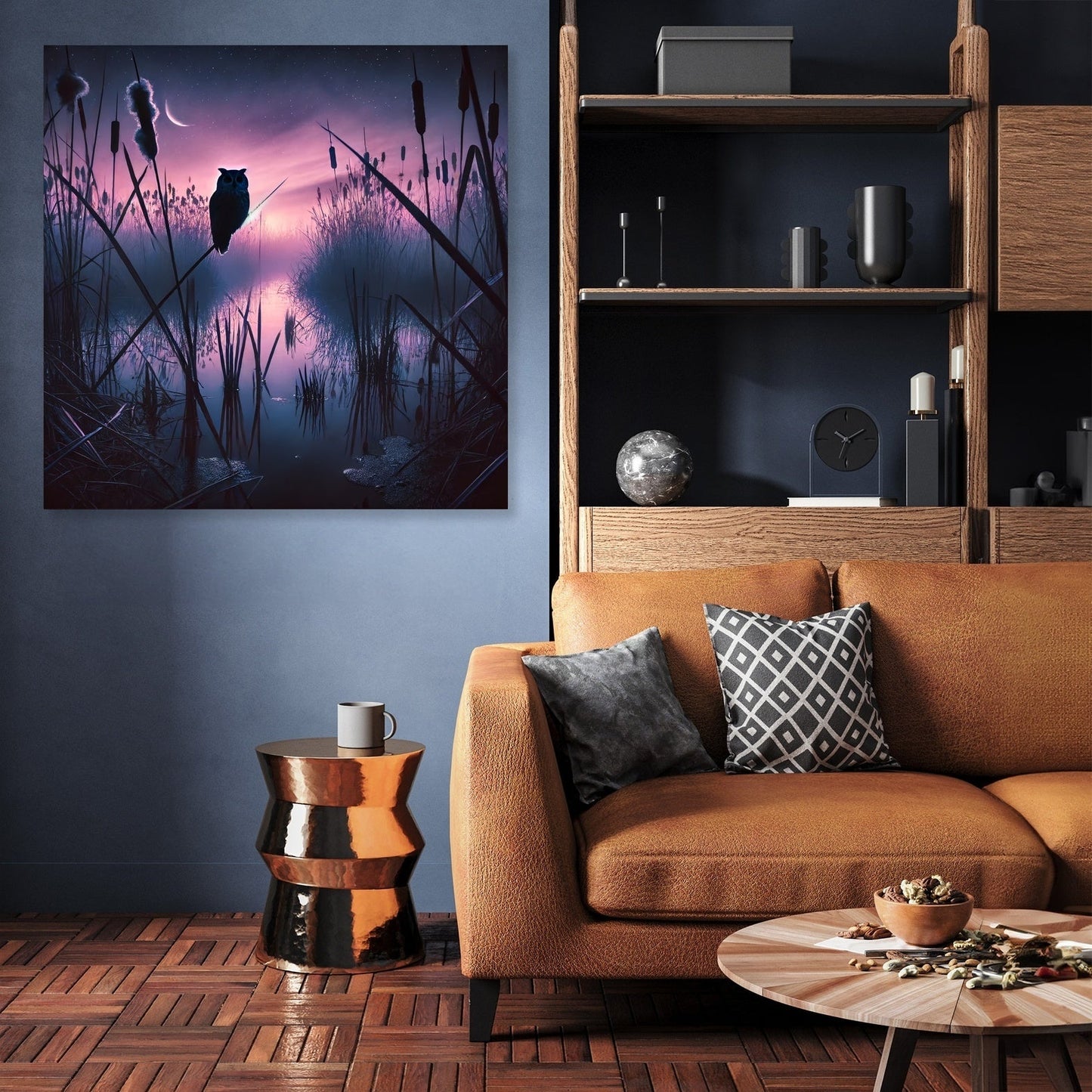 Twilight Marshland Canvas