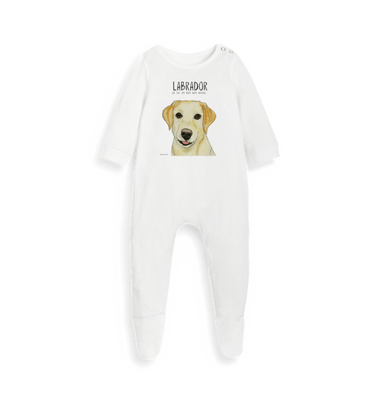 Dreaming of Snacks – The Yellow Labrador Sleepsuit