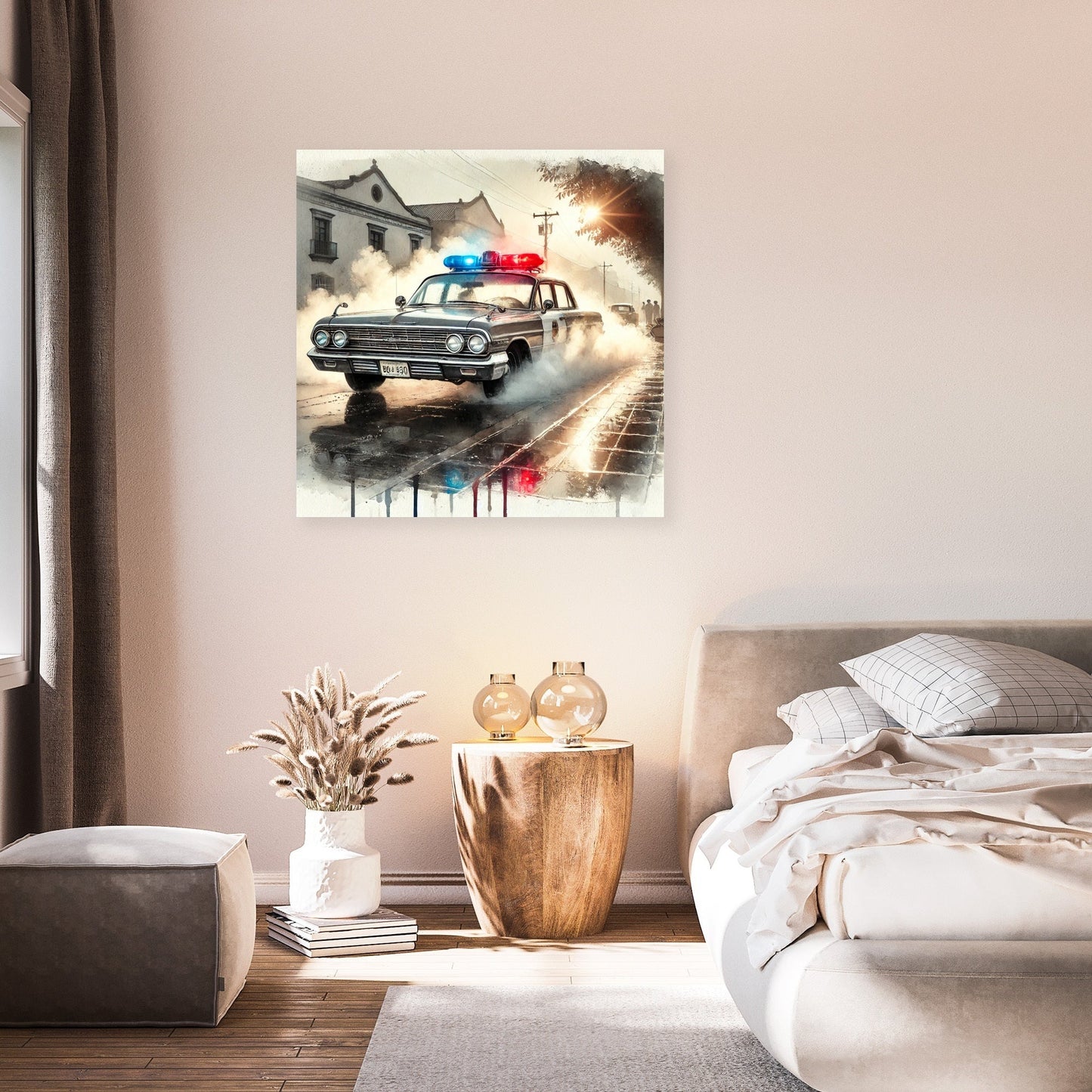 Vintage Patrol Reflections Canvas