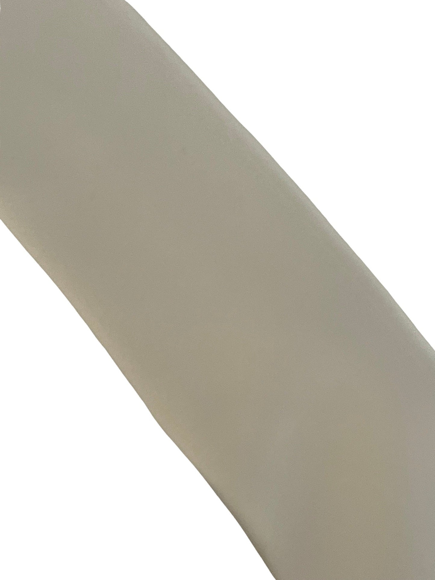 Ivory cream silky classic tie