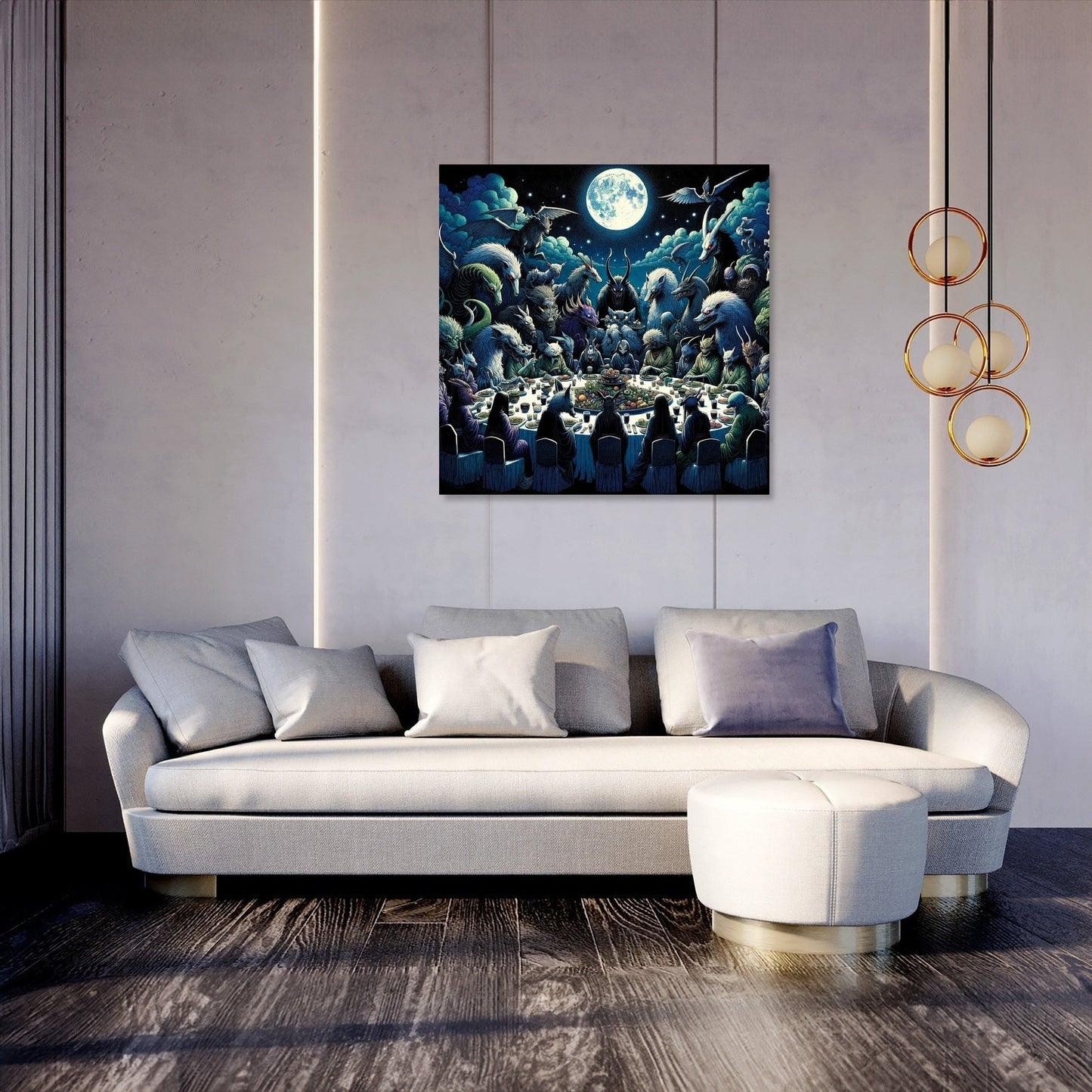 Banquet of the Yokai Canvas