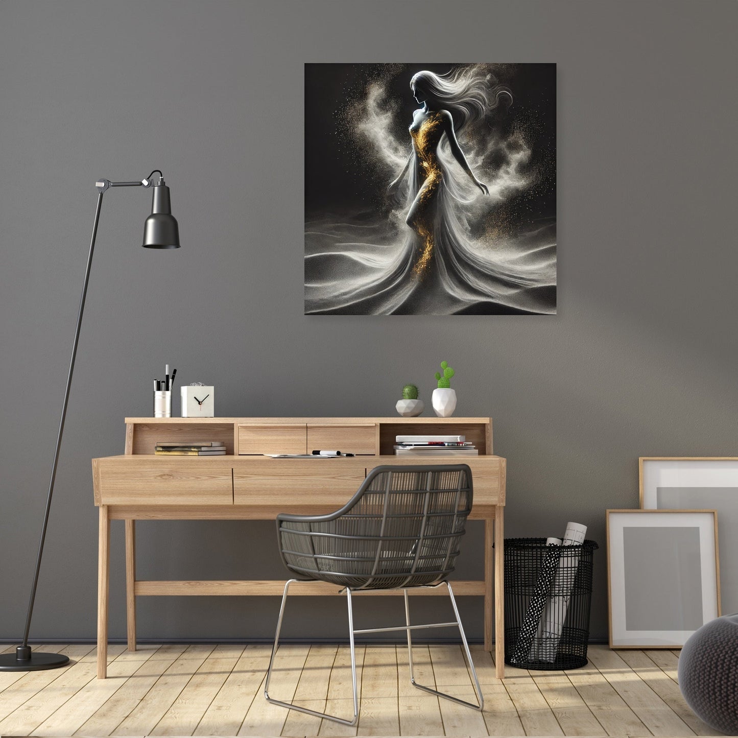 Ethereal Sand Woman Canvas