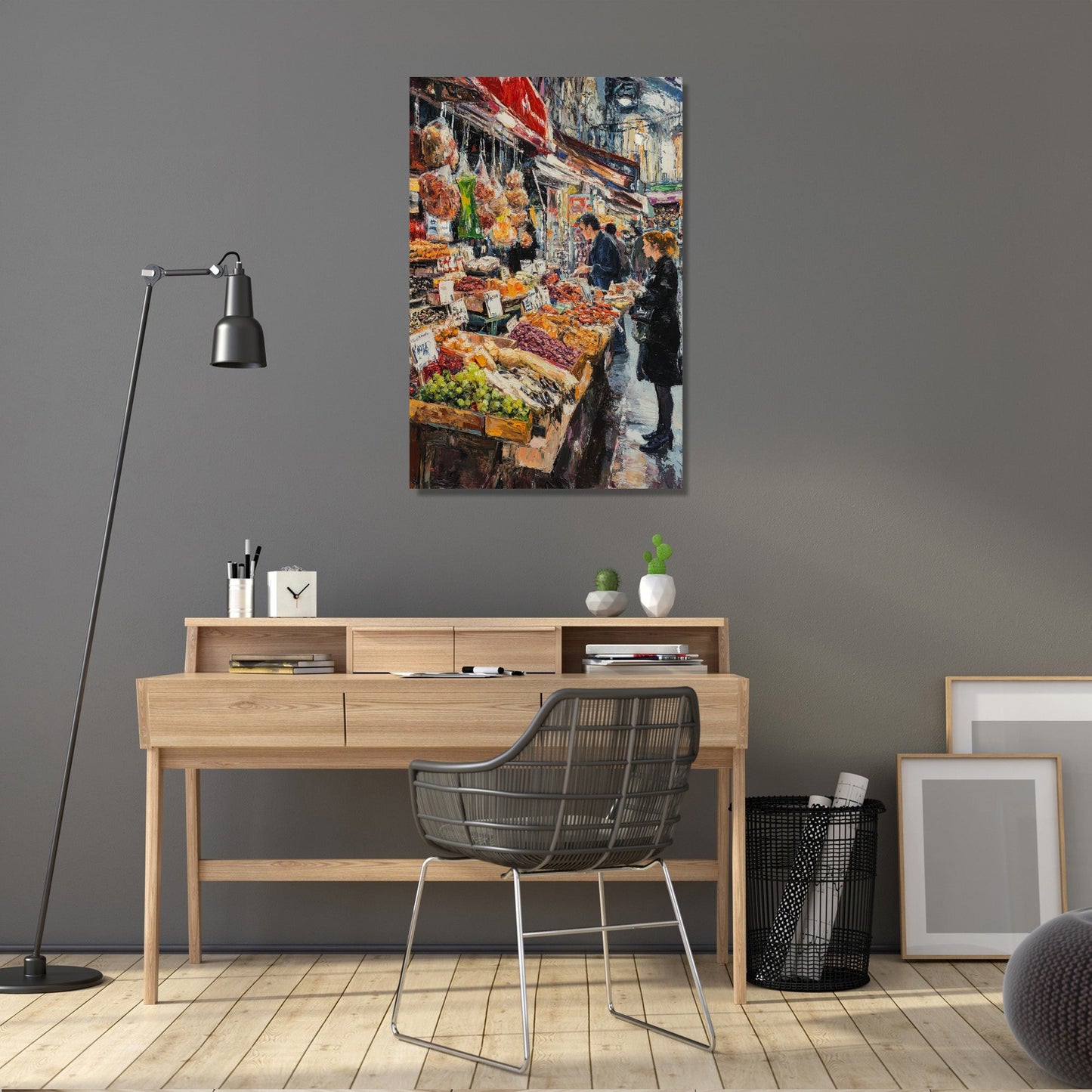 Victor Hugo Market Canvas