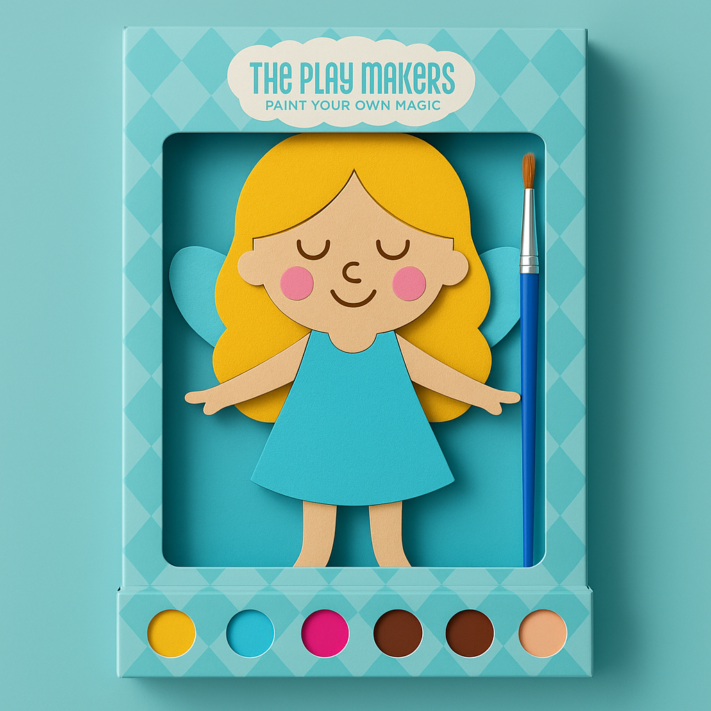 Paint-Your-Own Fairy Kit – 22cm Create any fairy perfect for party favours and stocking fillers