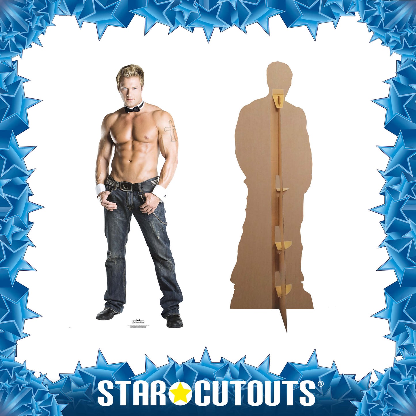 SC476 Billy  Cuff n Collar Cardboard Cut Out Height 187cm