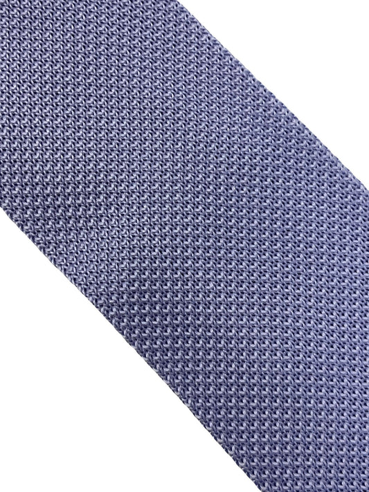 Lilac knitted  tie with  classic 8cm width