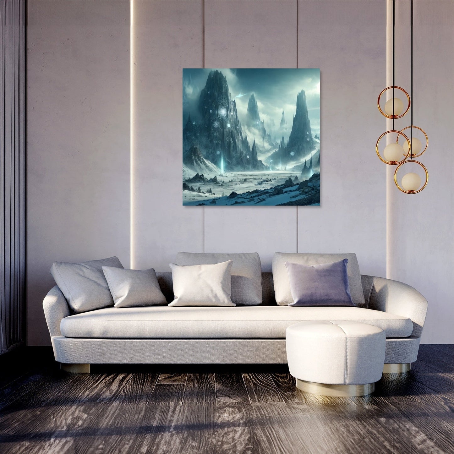 At the Mountains of Madness Canvas