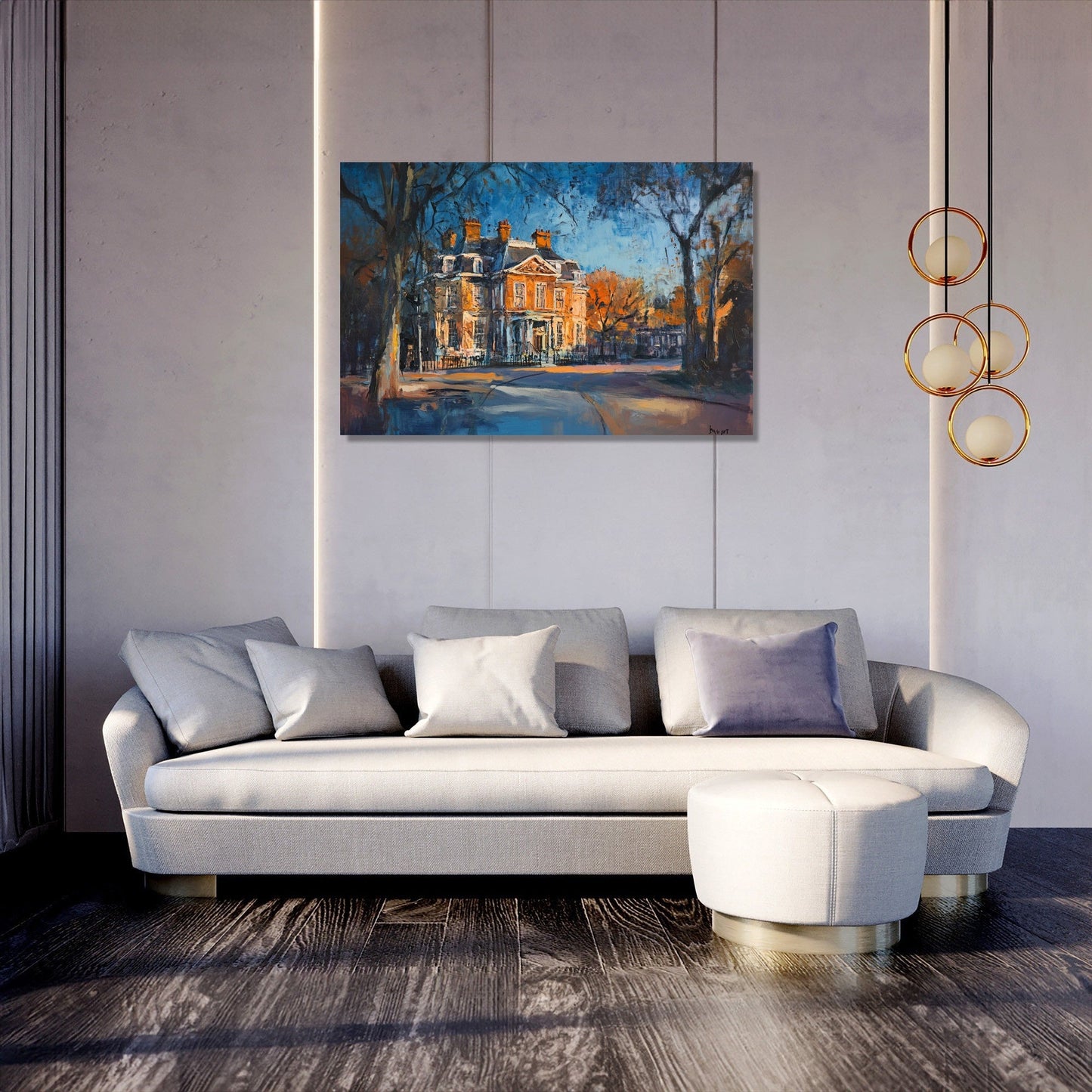 Southampton's Mansion Canvas