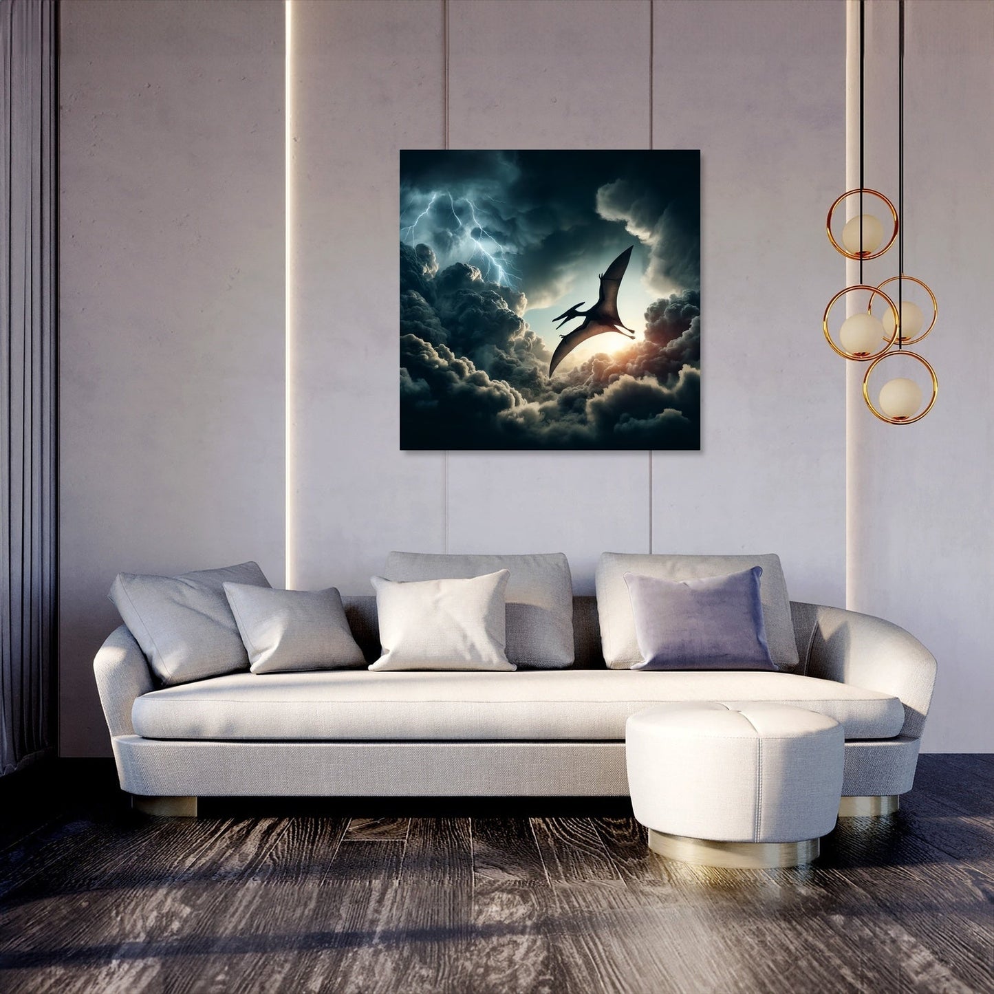 Storm Rider Pterodactyl Canvas