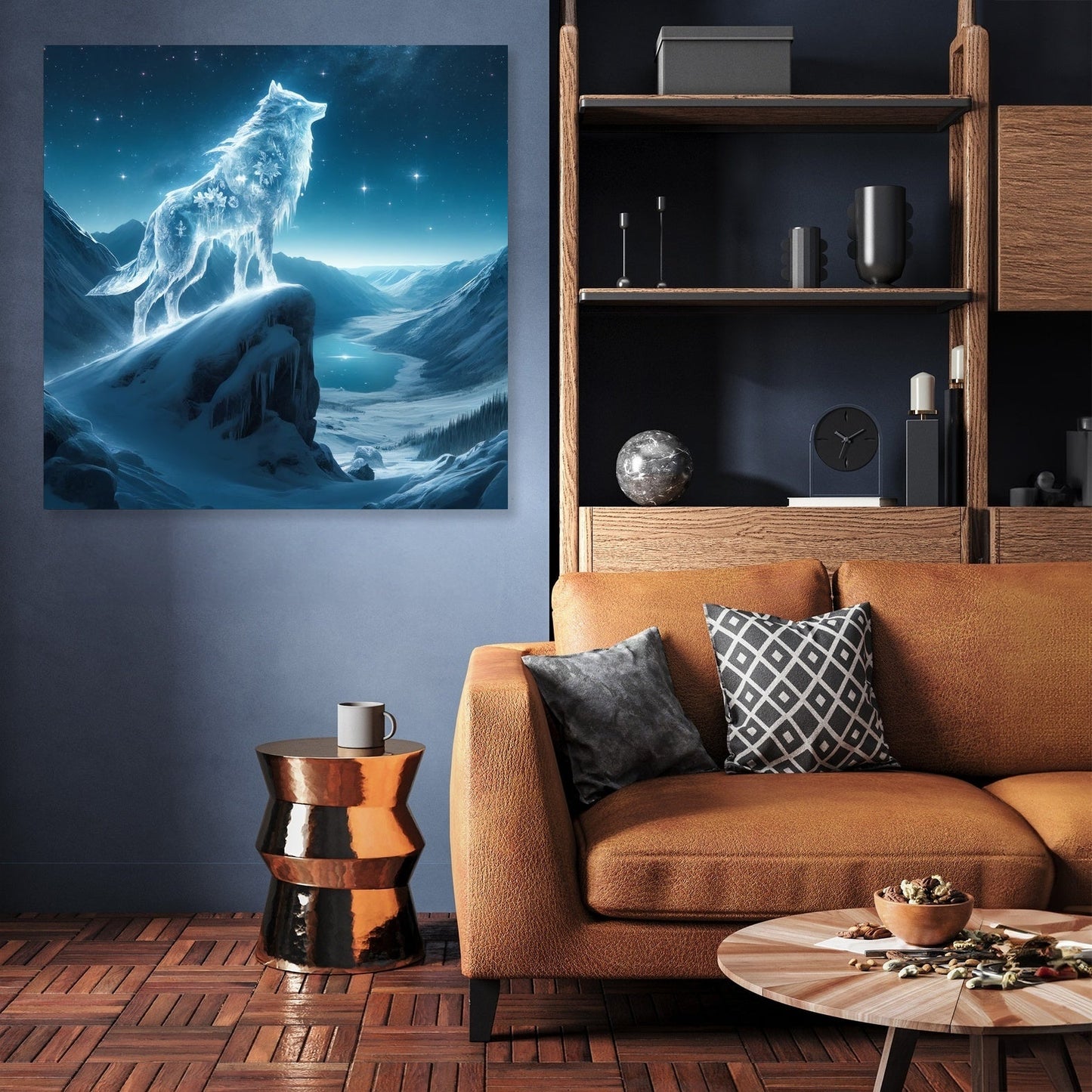 Frost Whisper Canvas