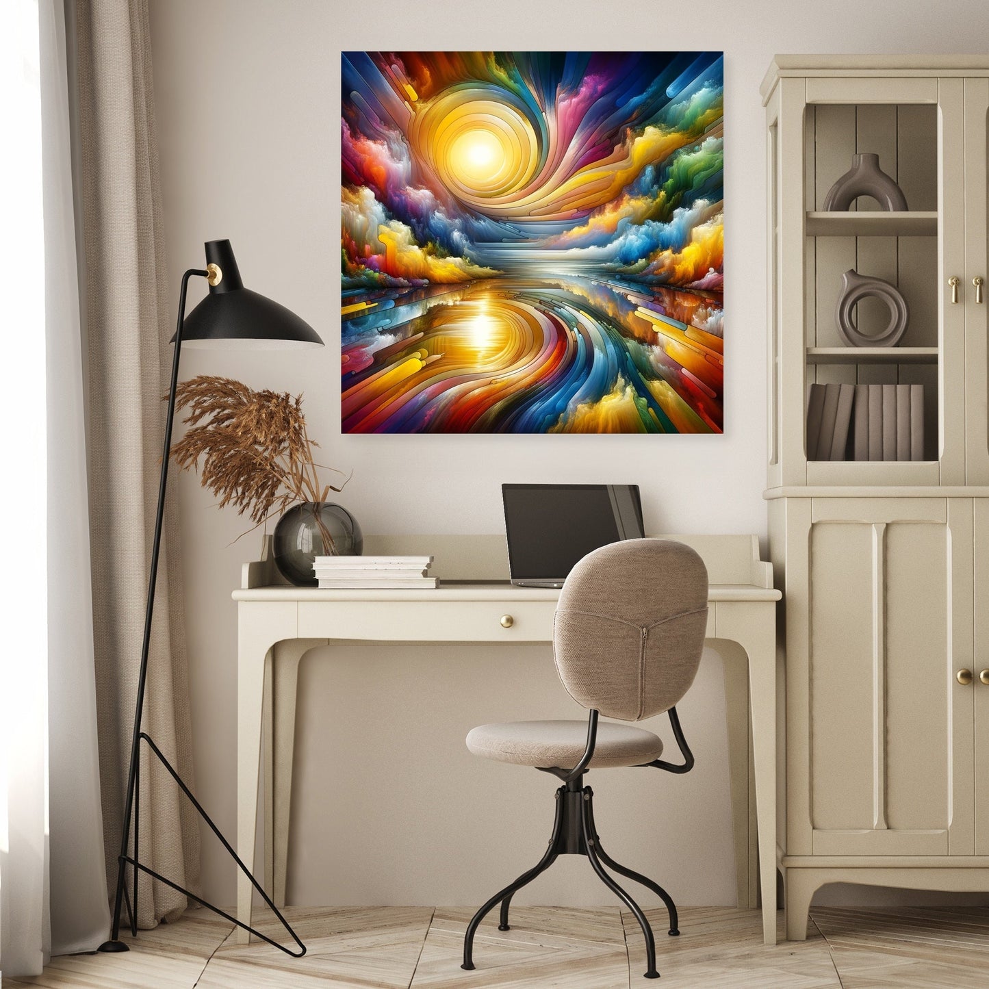 Prismatic Reflections Canvas
