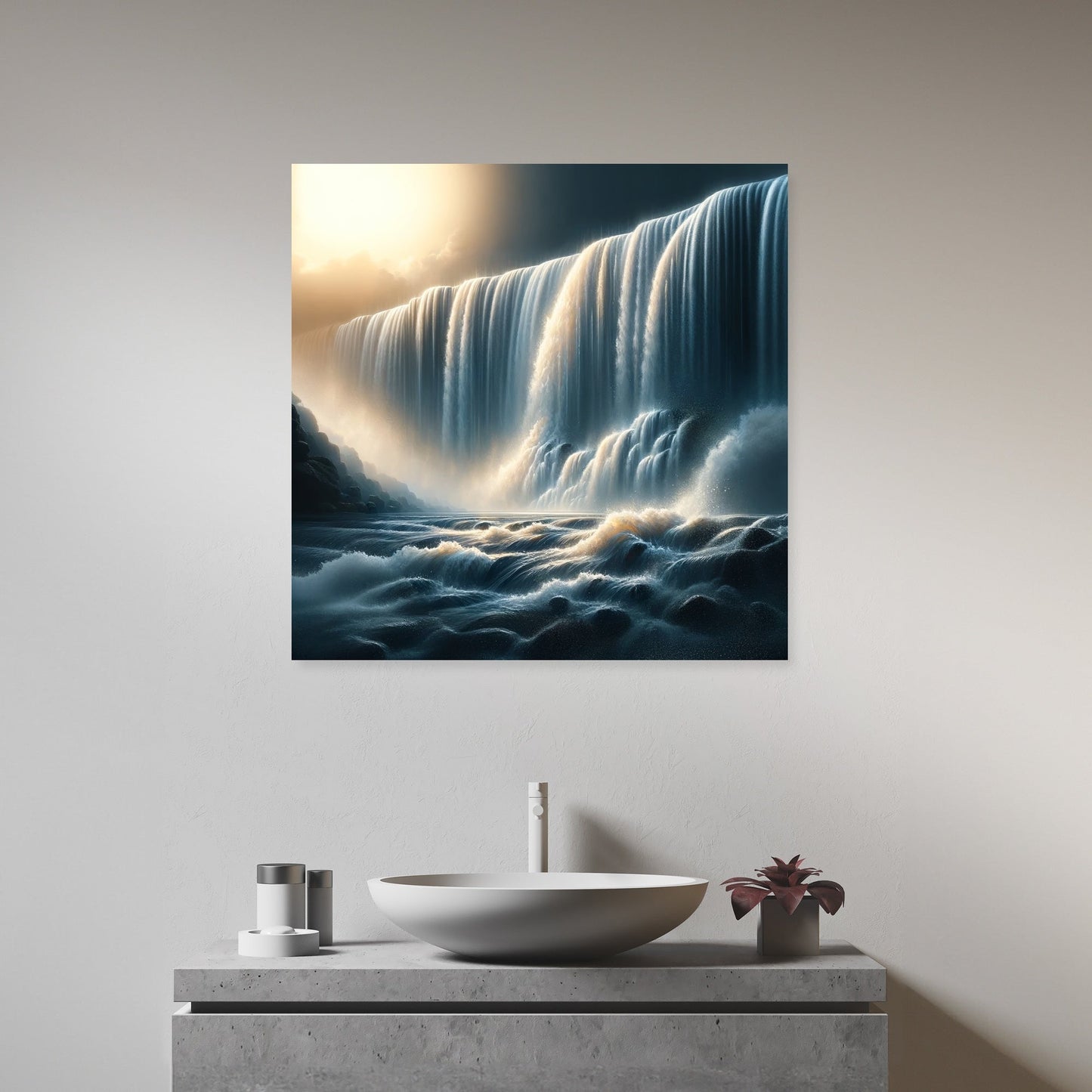 Majestic Waterfall Canvas