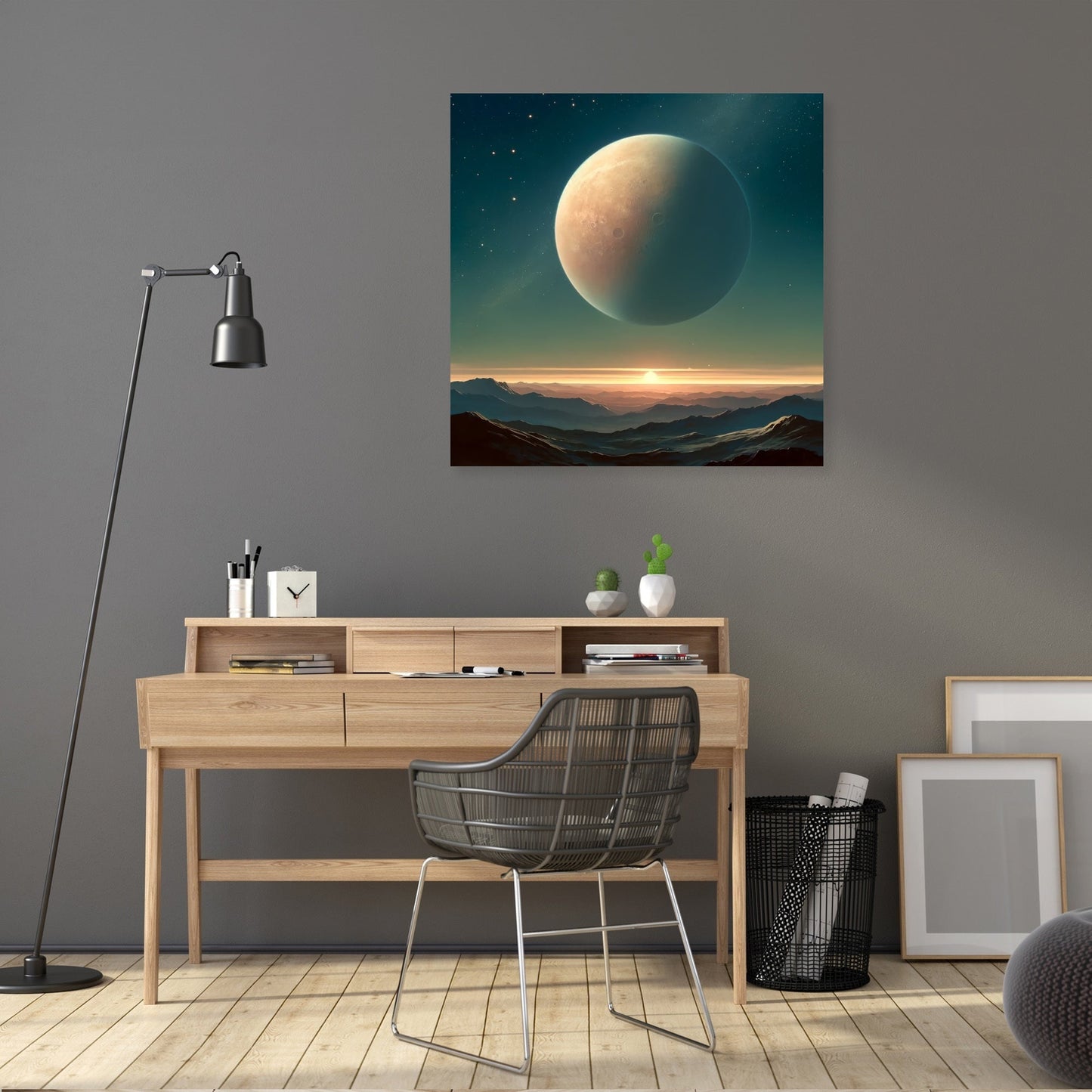 Celestial Horizons Canvas
