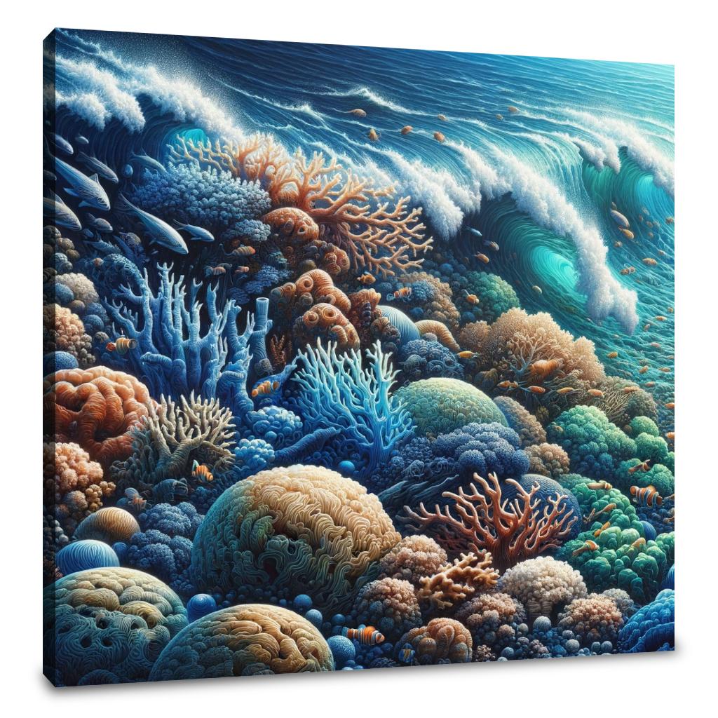 Symphony of the Coral Reef Canvas