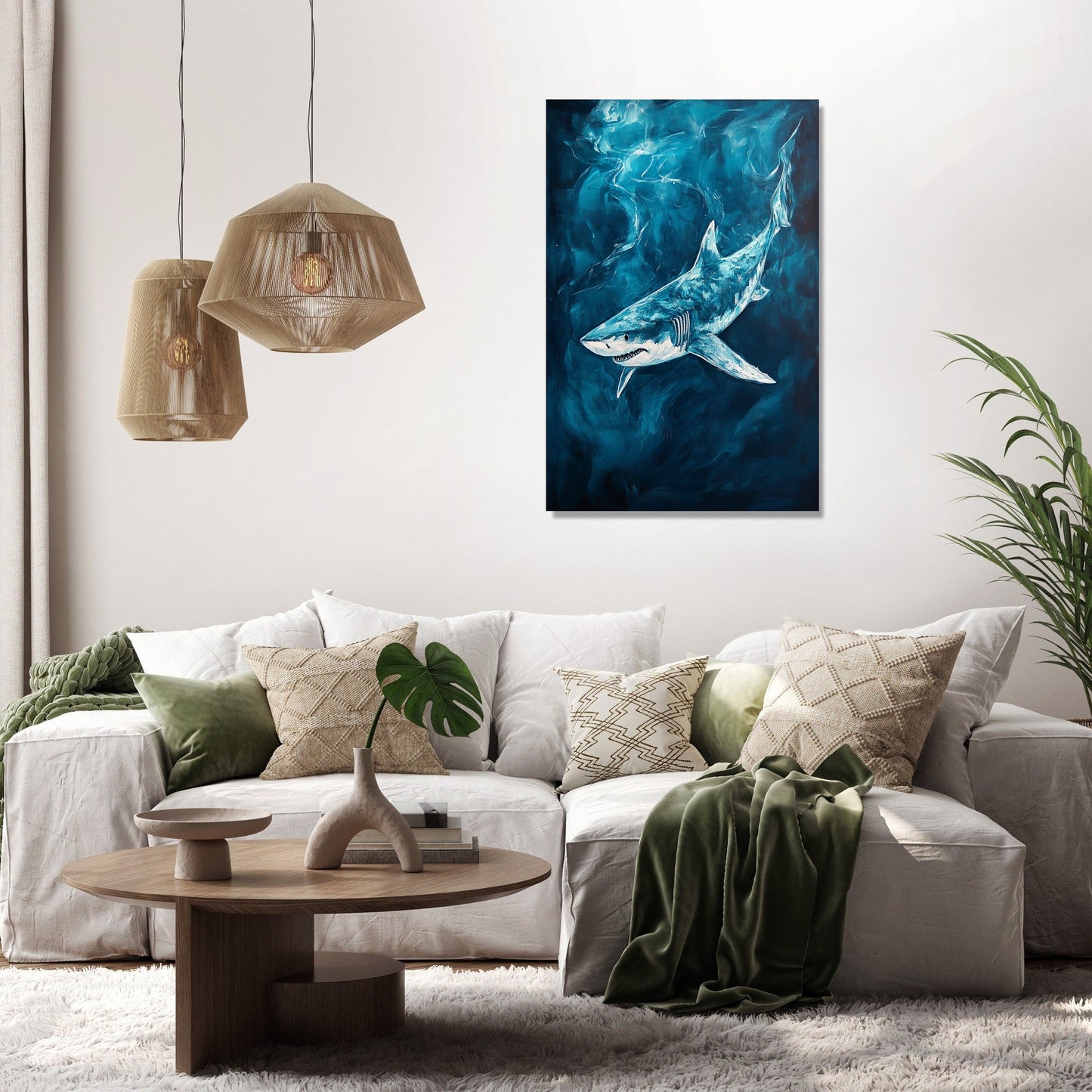 Silent Shark Canvas