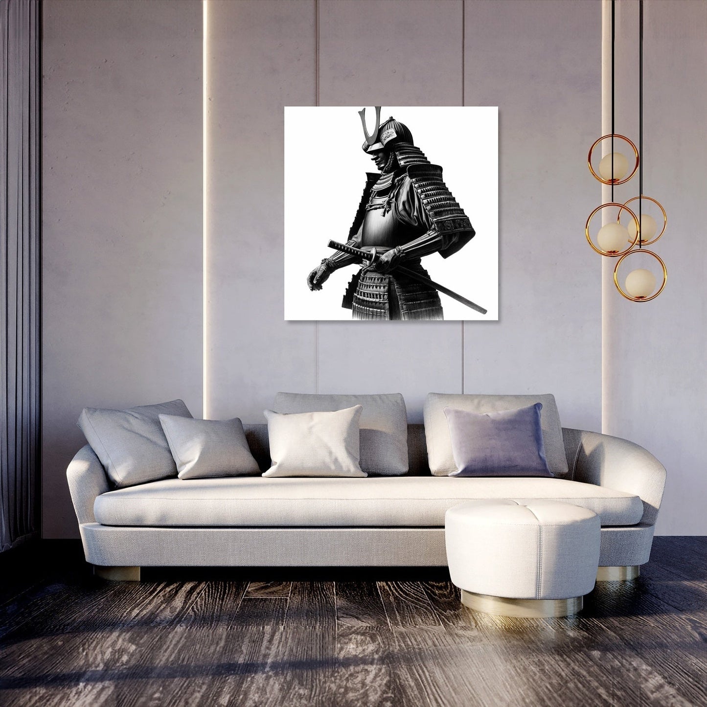Samurai Stance Canvas