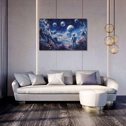 Astronaut's Longing Canvas