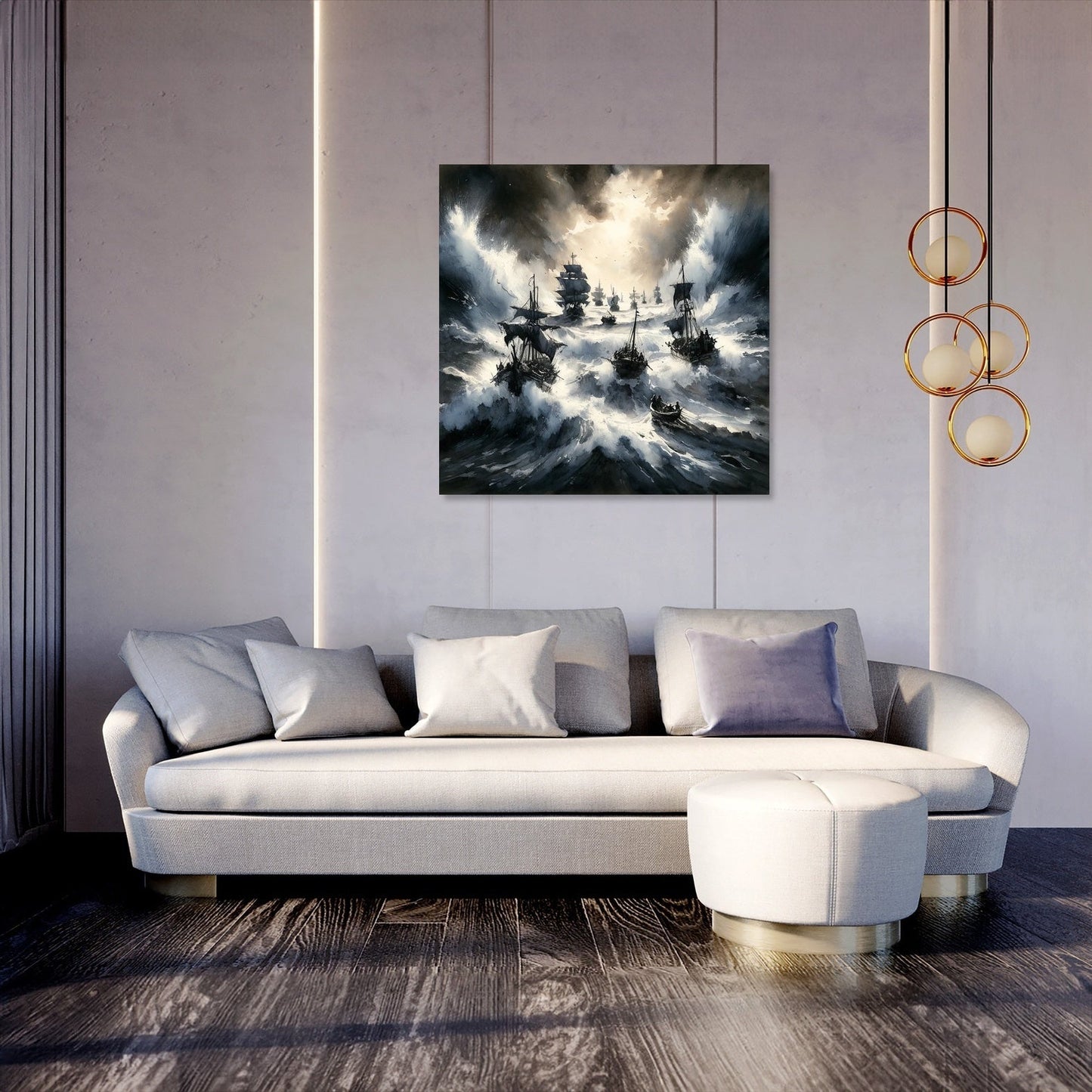 Tempest's Embrace Canvas