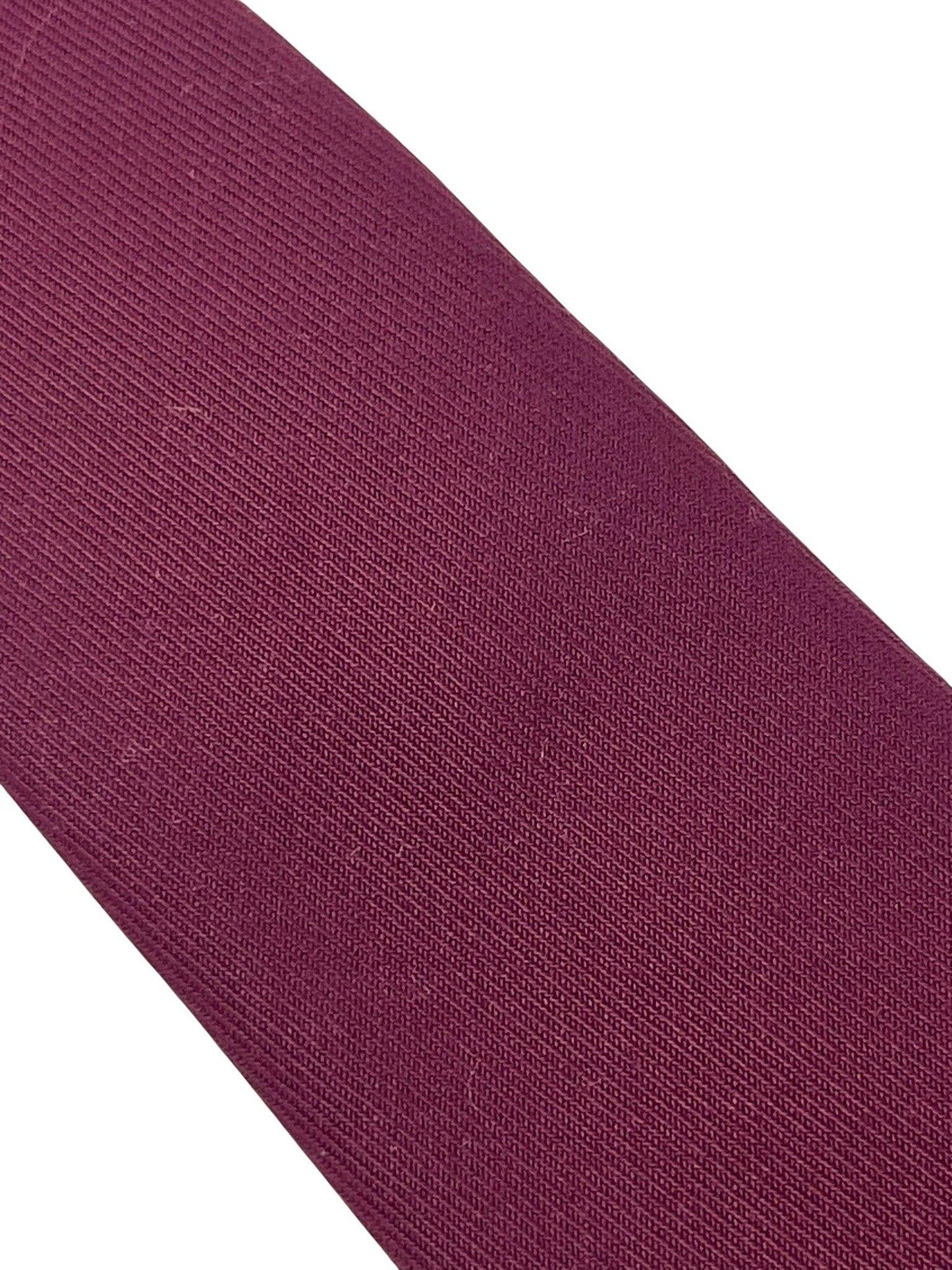 Maroon dark red plain tie