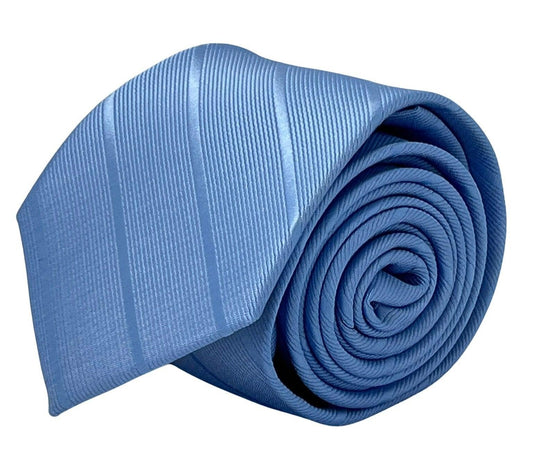 light pale blue tie with subtle stripe