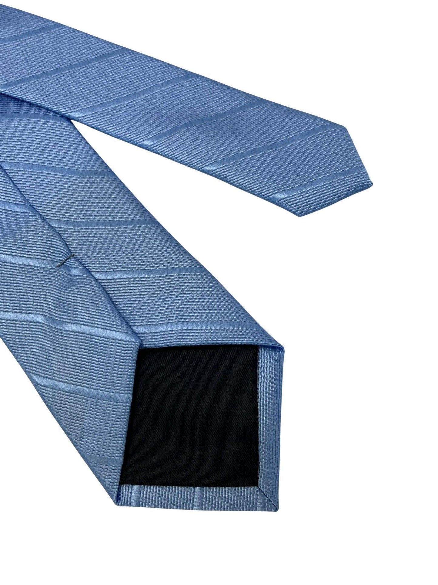 light pale blue tie with subtle stripe