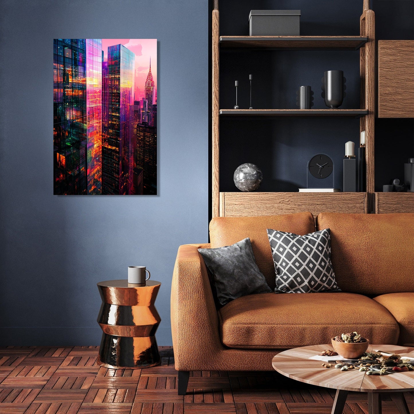 Skyscraper Reflections Canvas
