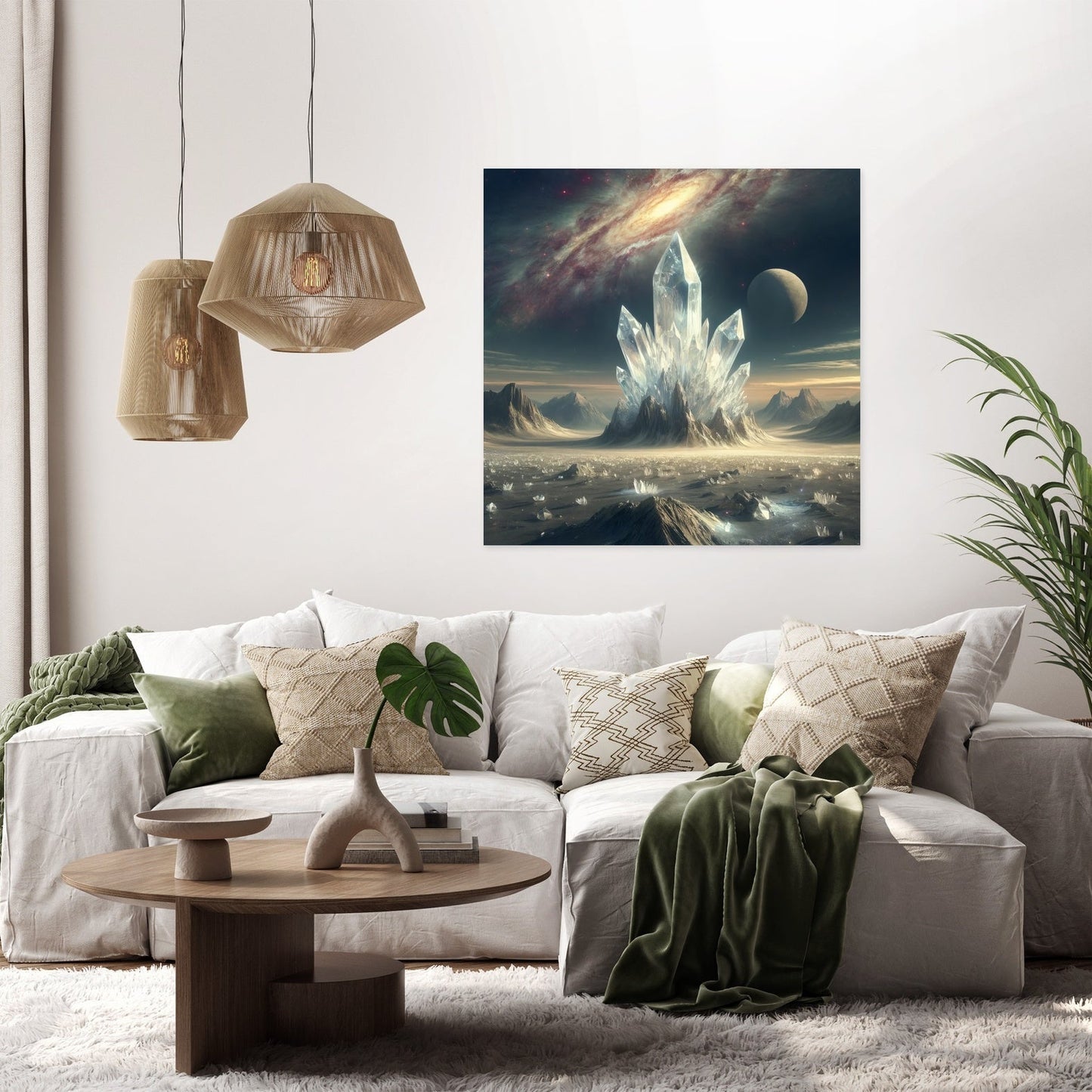 Crystalline Heights Canvas