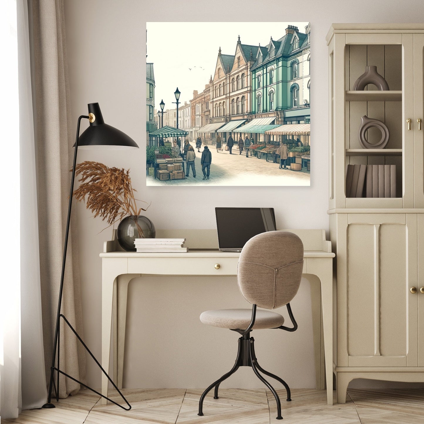 High Street Leicester Canvas