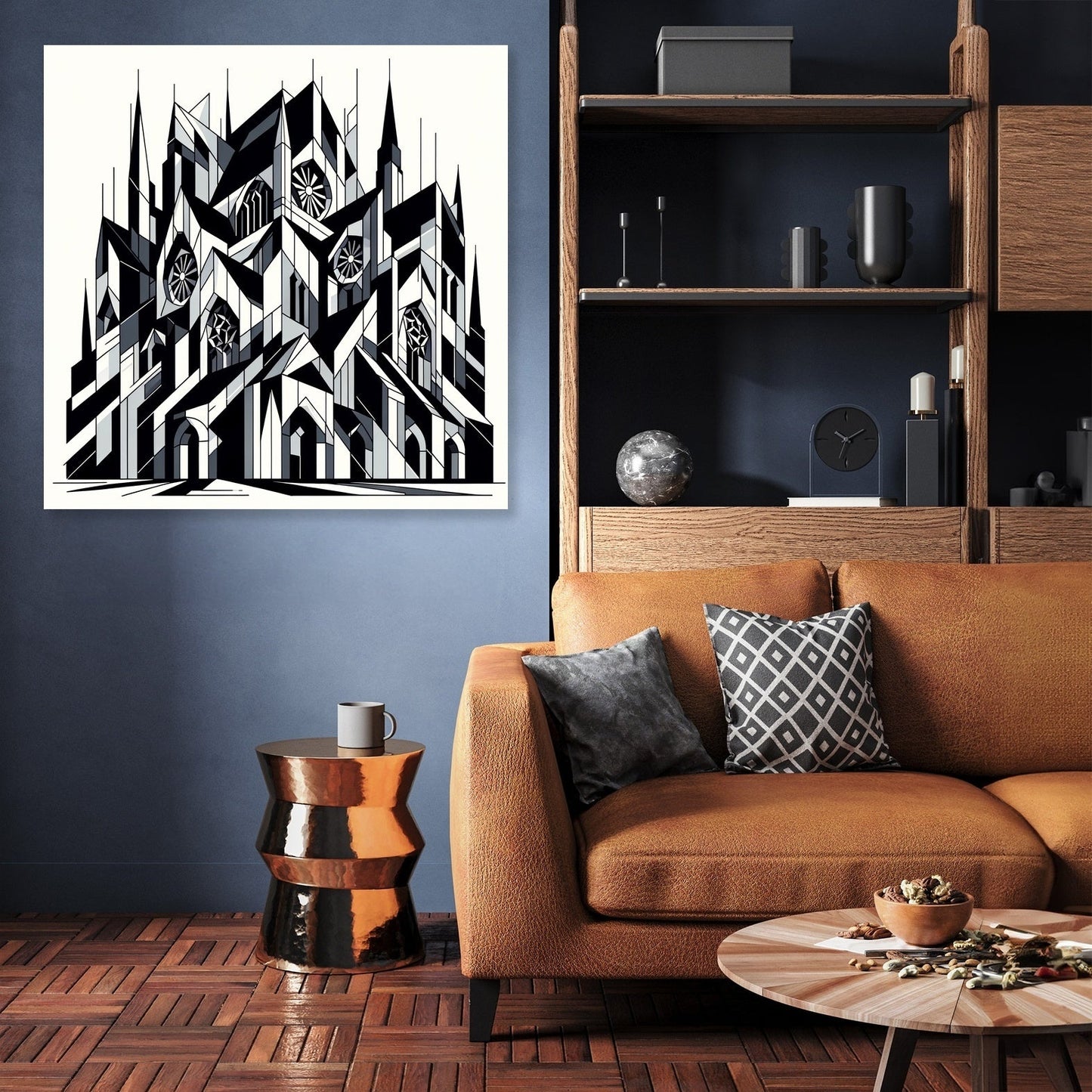 Fragmented Gothic Canvas