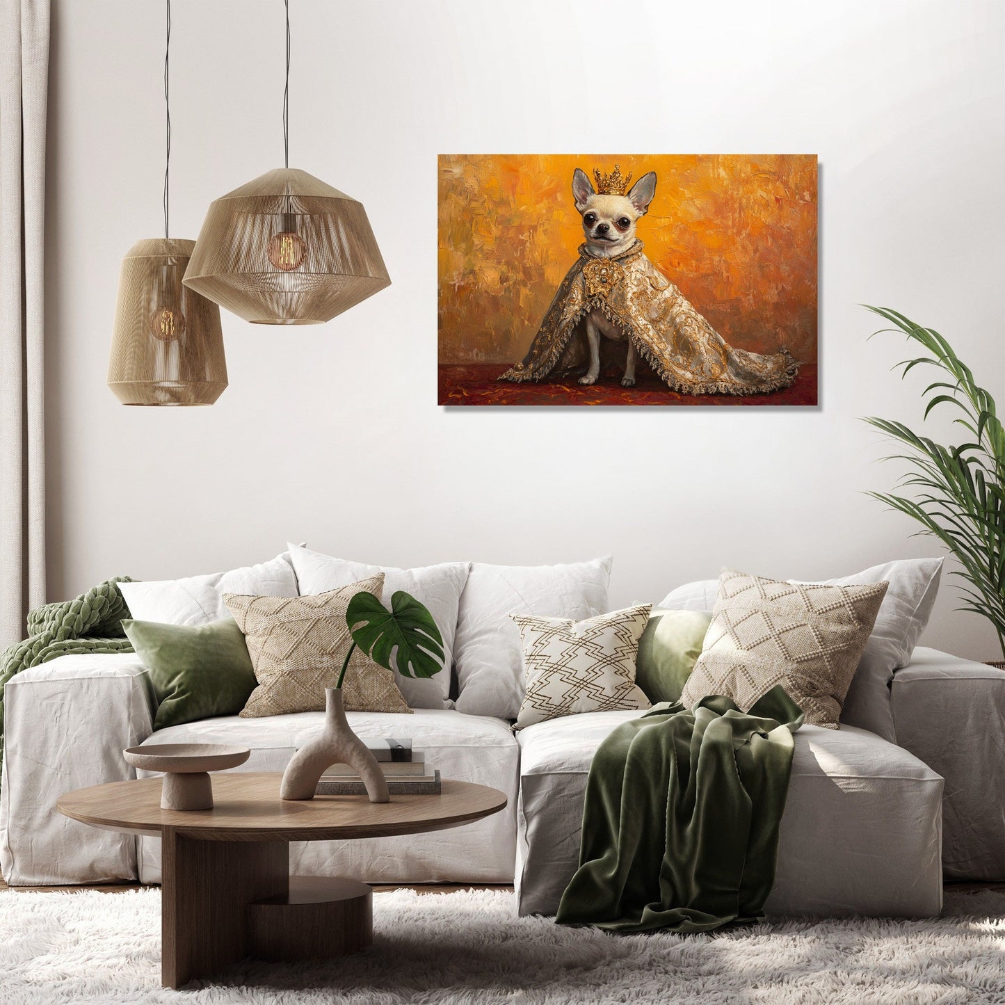 Chihuahua Royalty Canvas