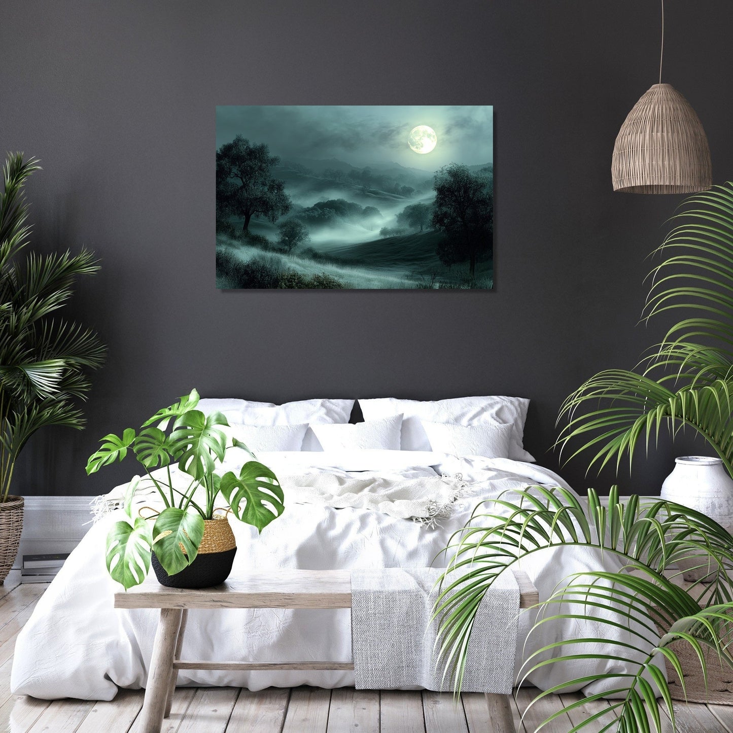 Moonlit Mist Canvas