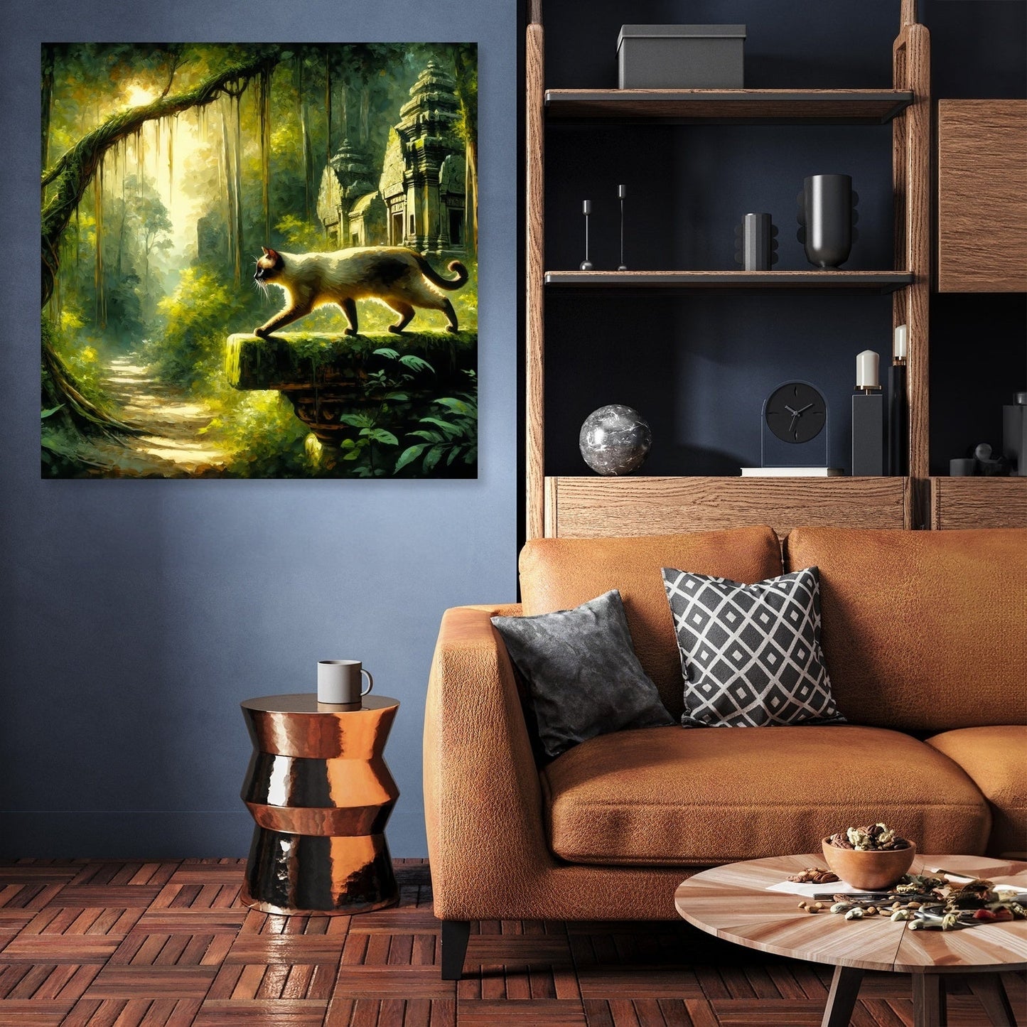 Jungle Temple Sojourn Canvas