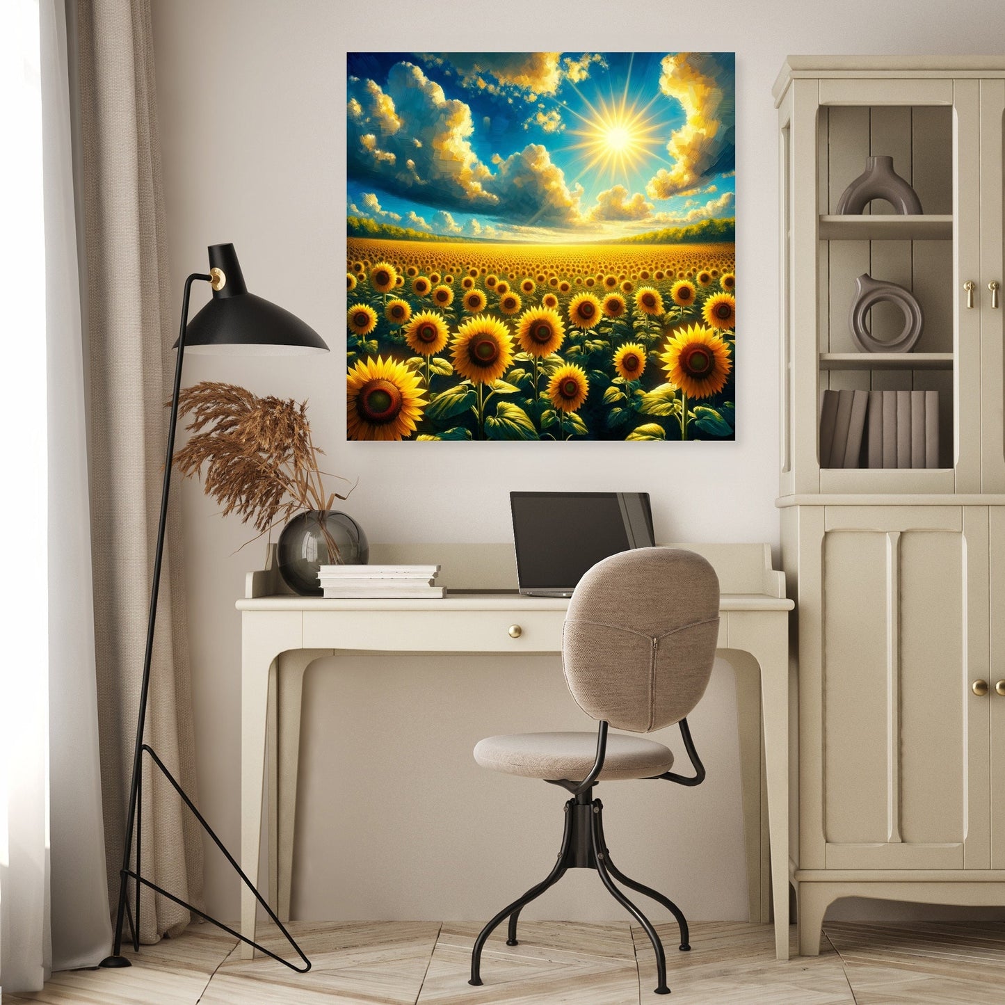 Vibrant Sunflower Glory Canvas