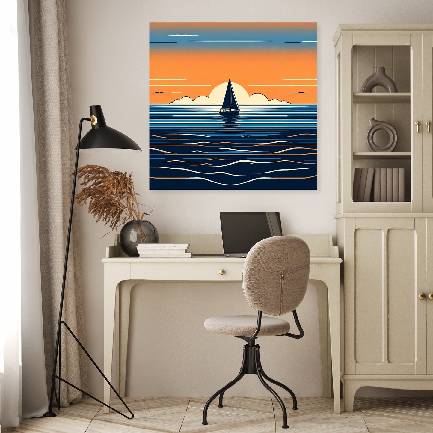 Contrasting Solitude Canvas