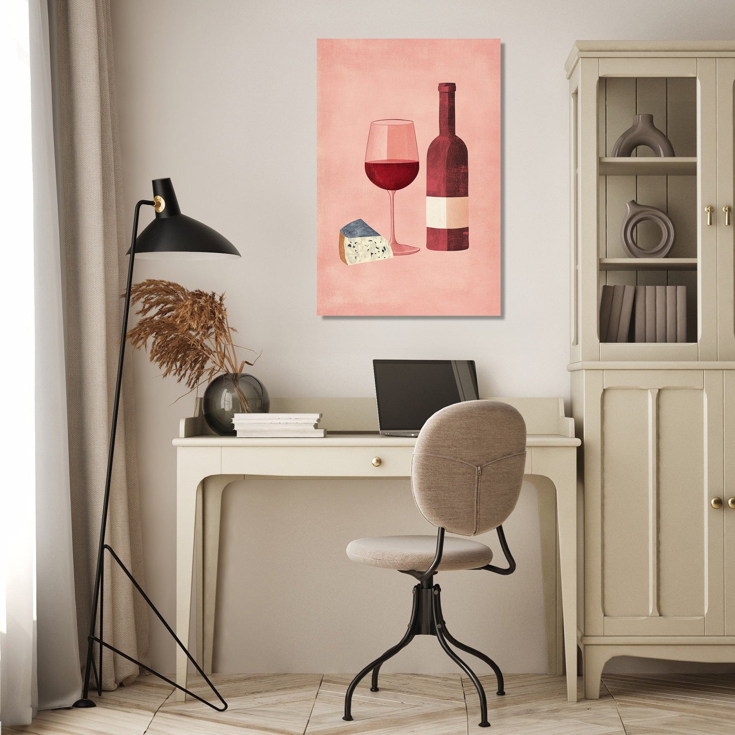 Wine and Cheese Canvas