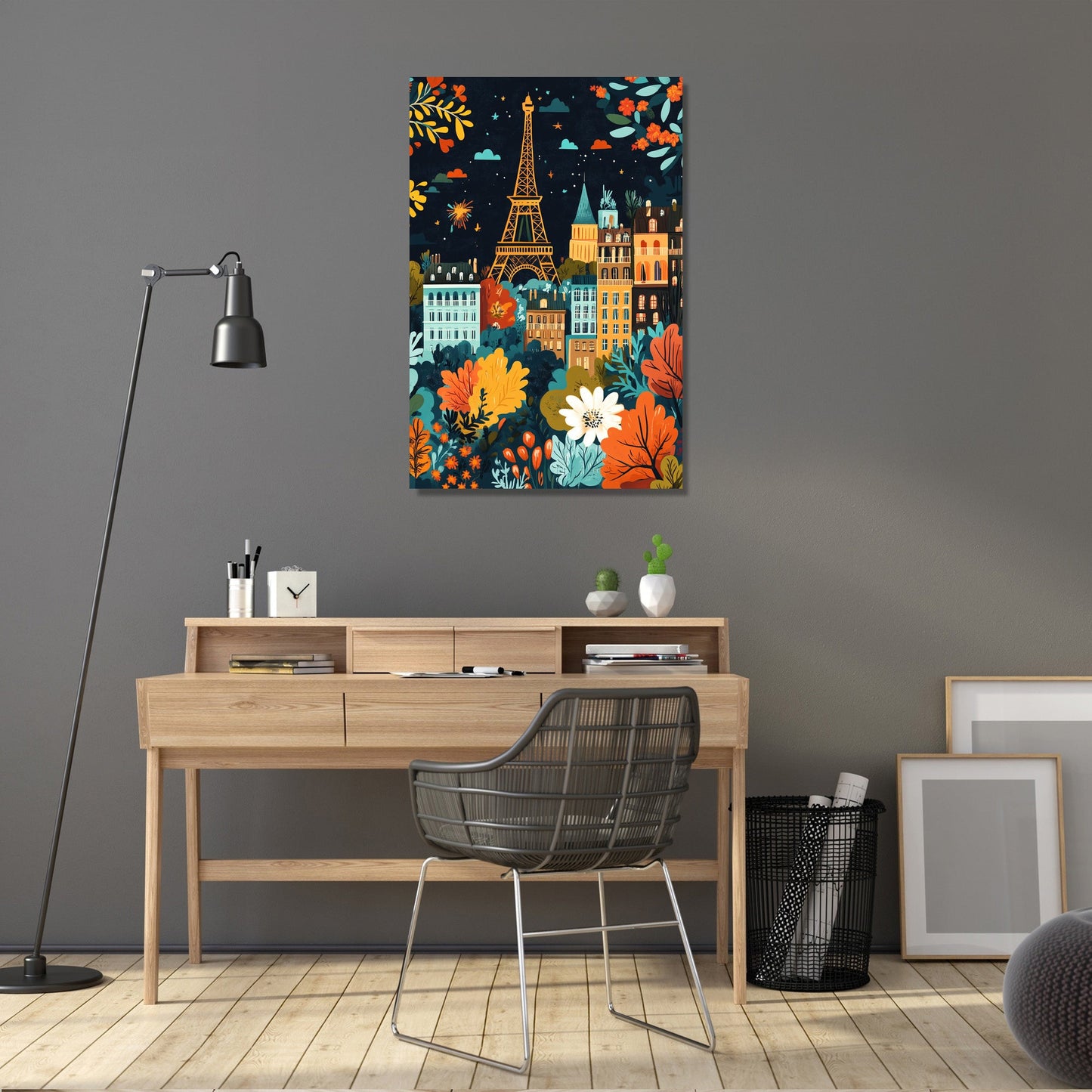 French Floral Festival Canvas