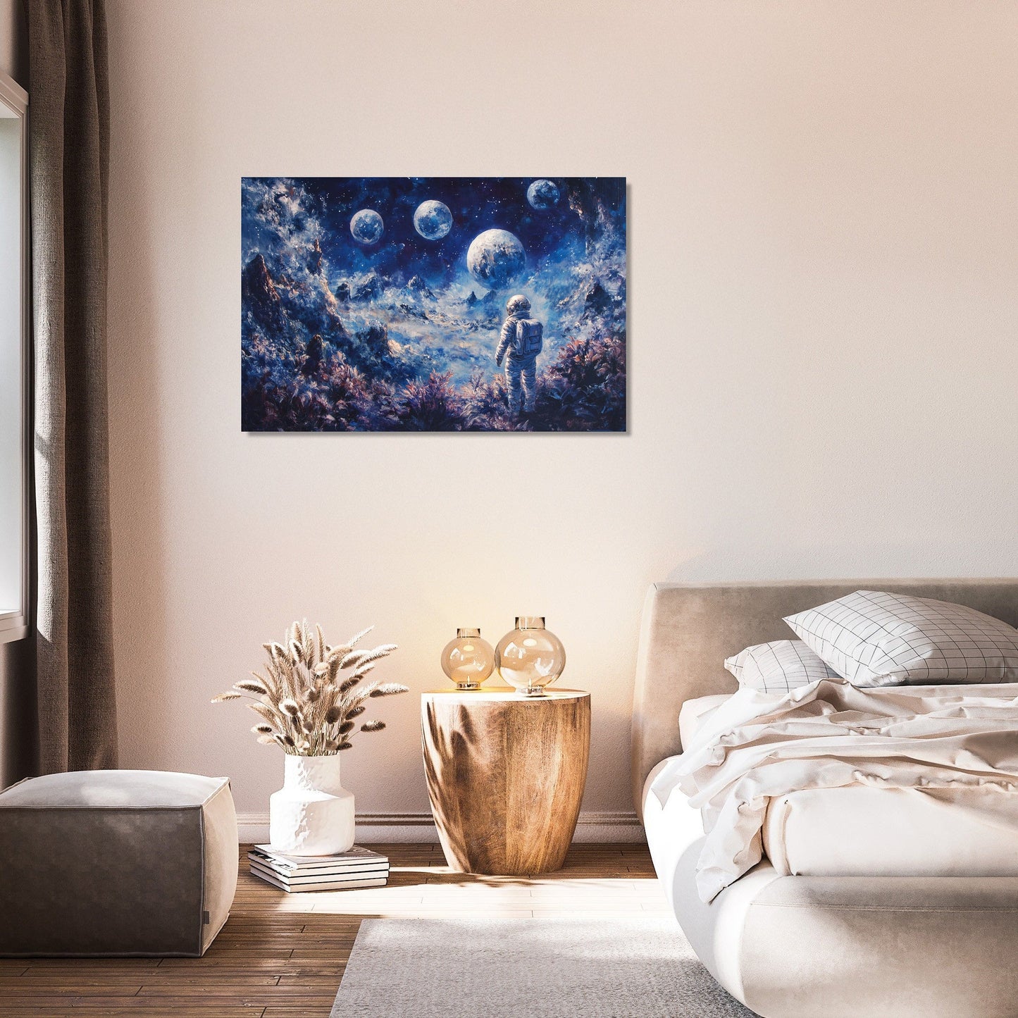 Astronaut's Longing Canvas