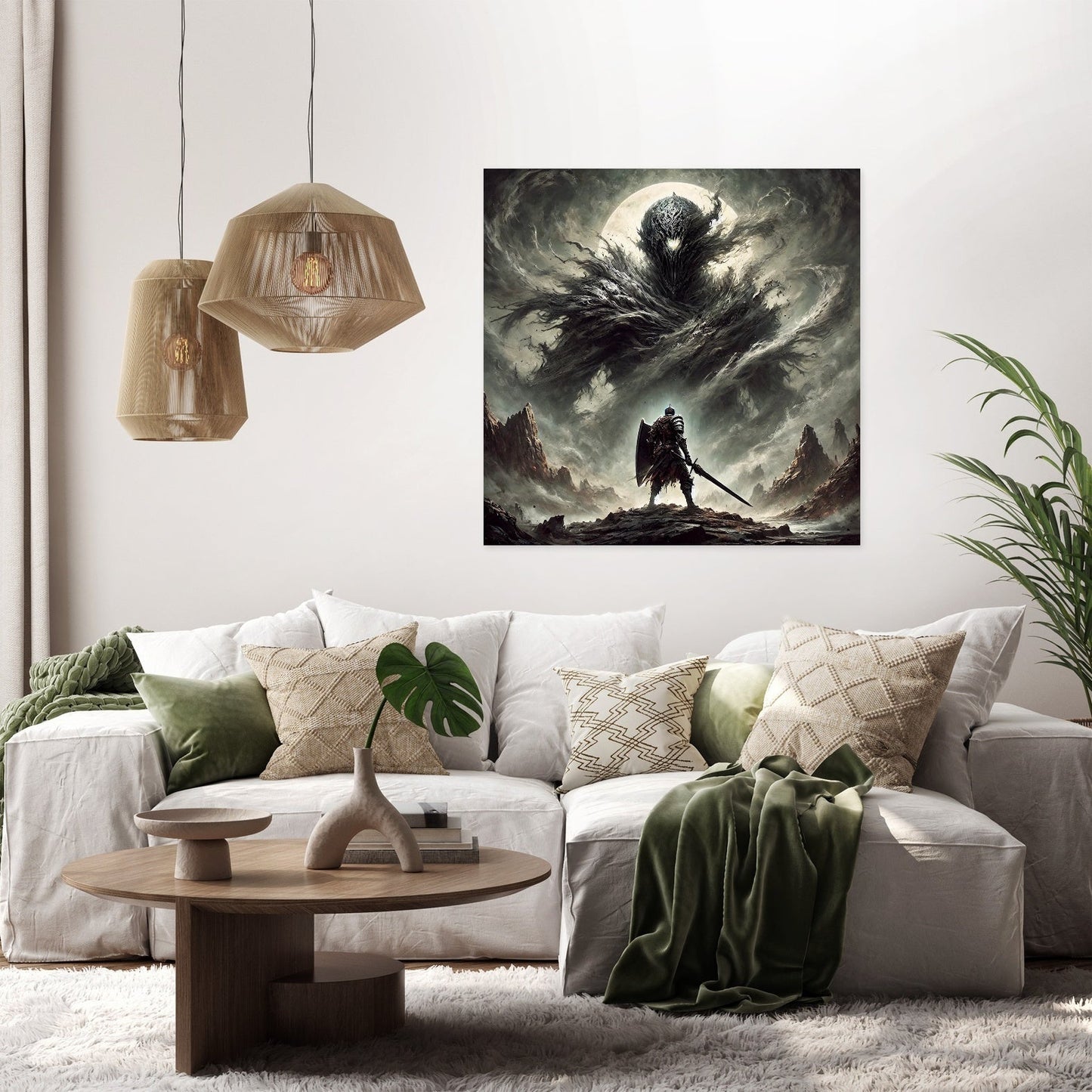 Defiant Knight Canvas