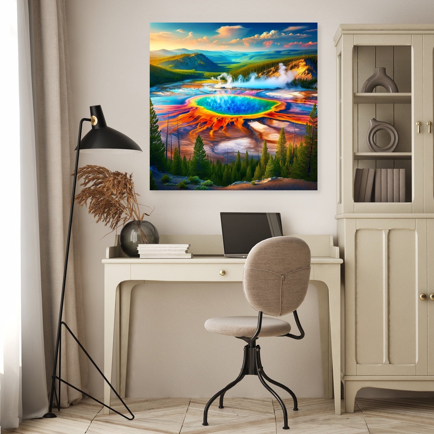Grand Prismatic Vista Canvas