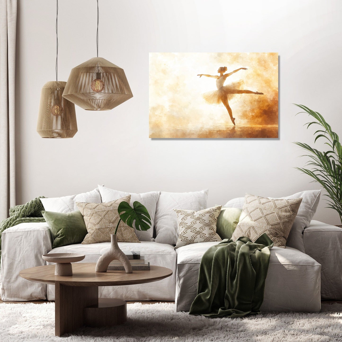 Nostalgic Ballerina Canvas