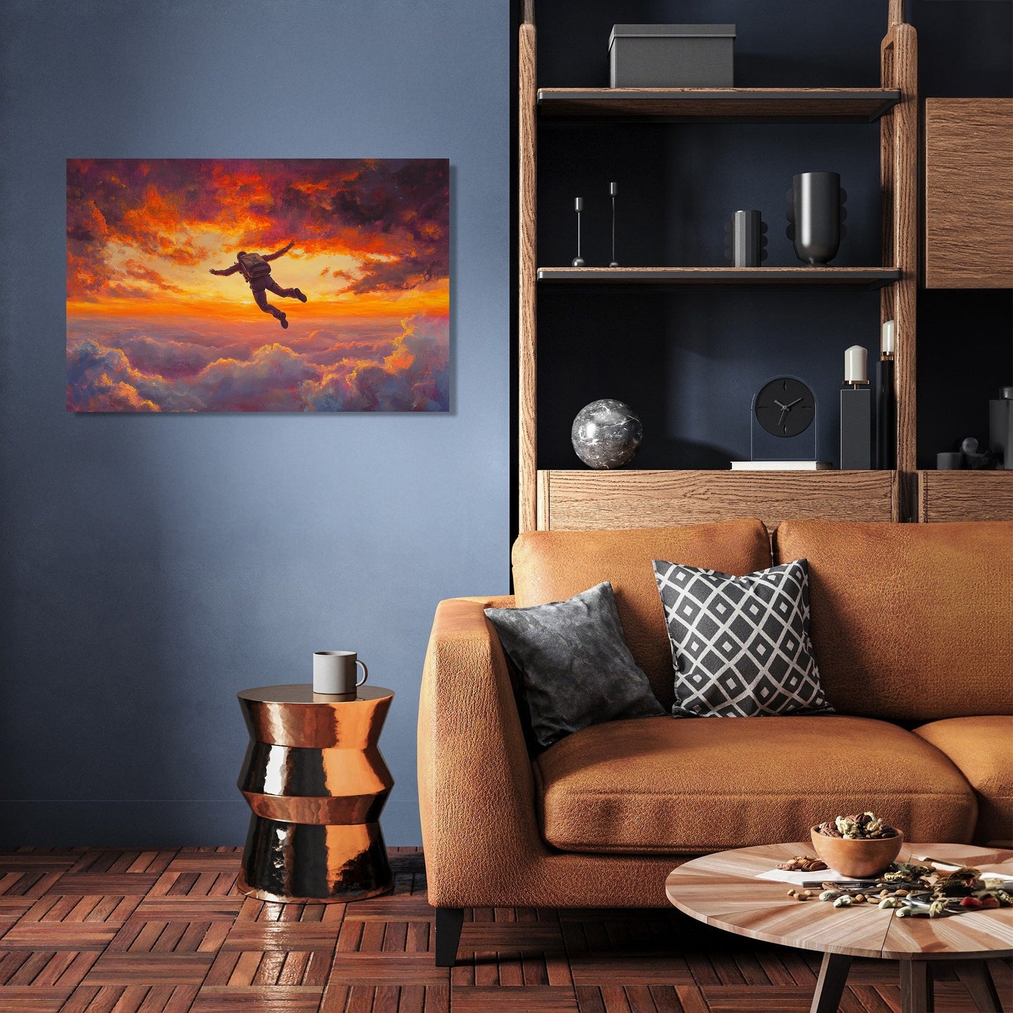 Skydiver’s Dawn Canvas