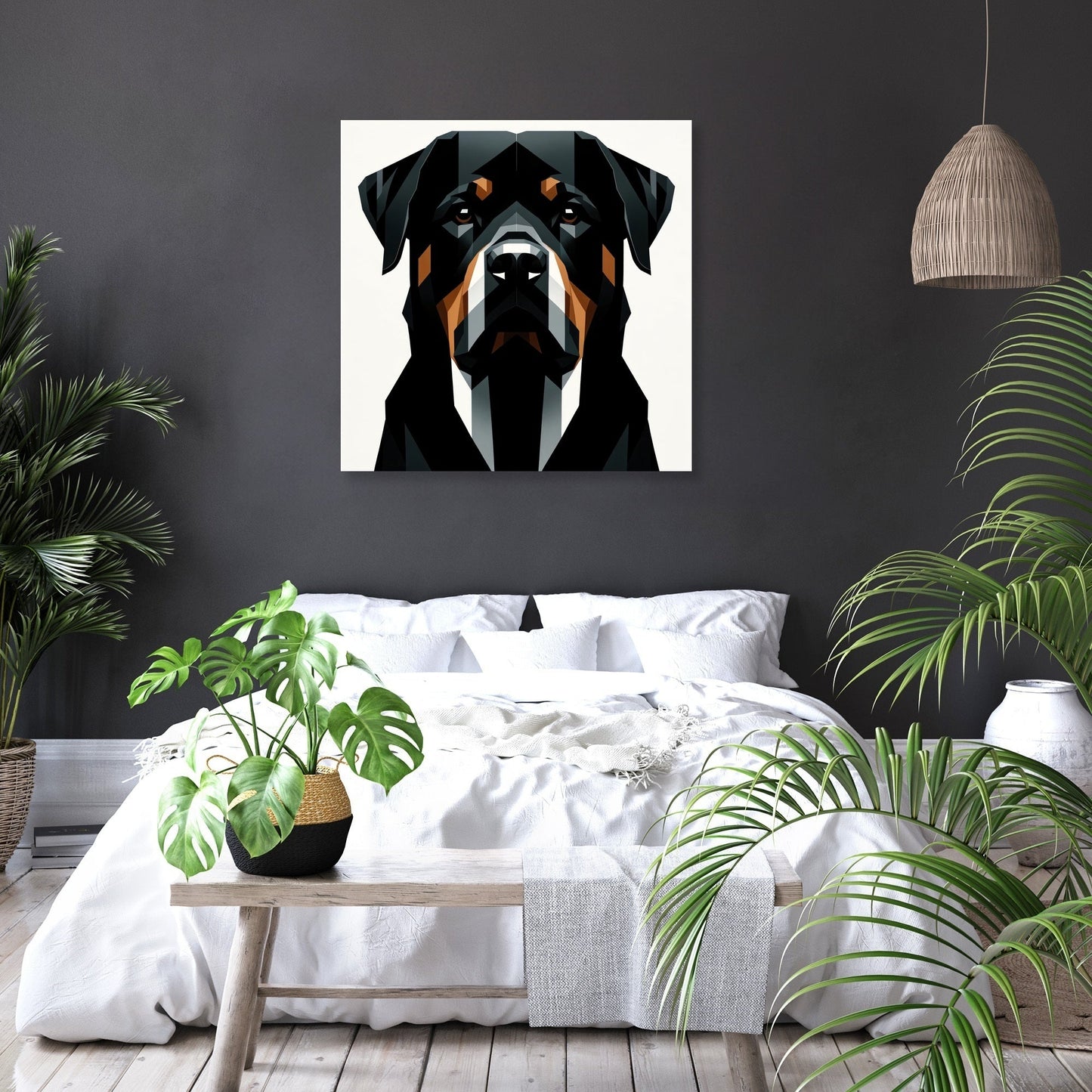 Rottweiler's Realm Canvas