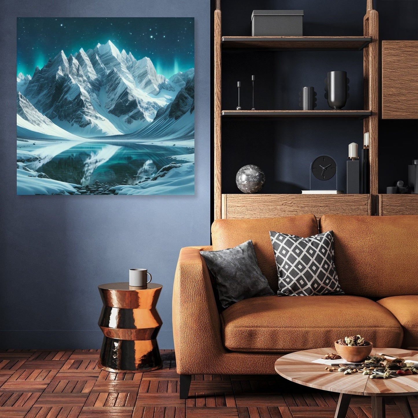Stellar Peaks Canvas
