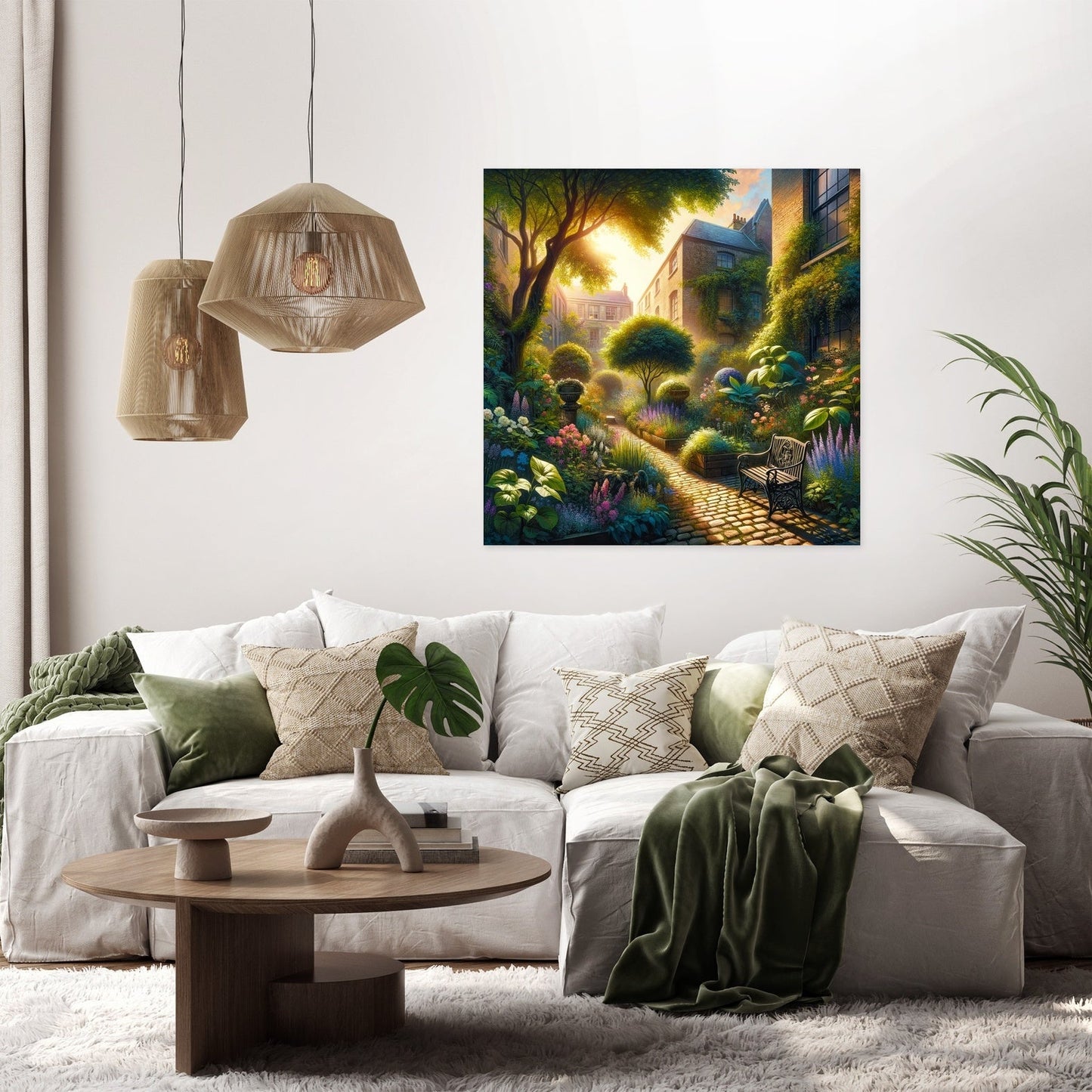 Grey Street Secret Garden at Newcastle Canvas