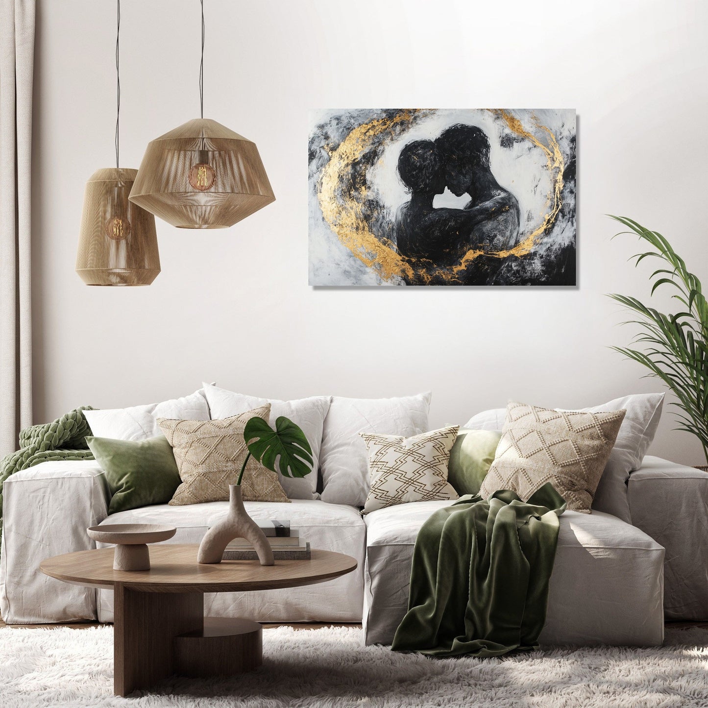 Enigmatic Love Entwined Canvas