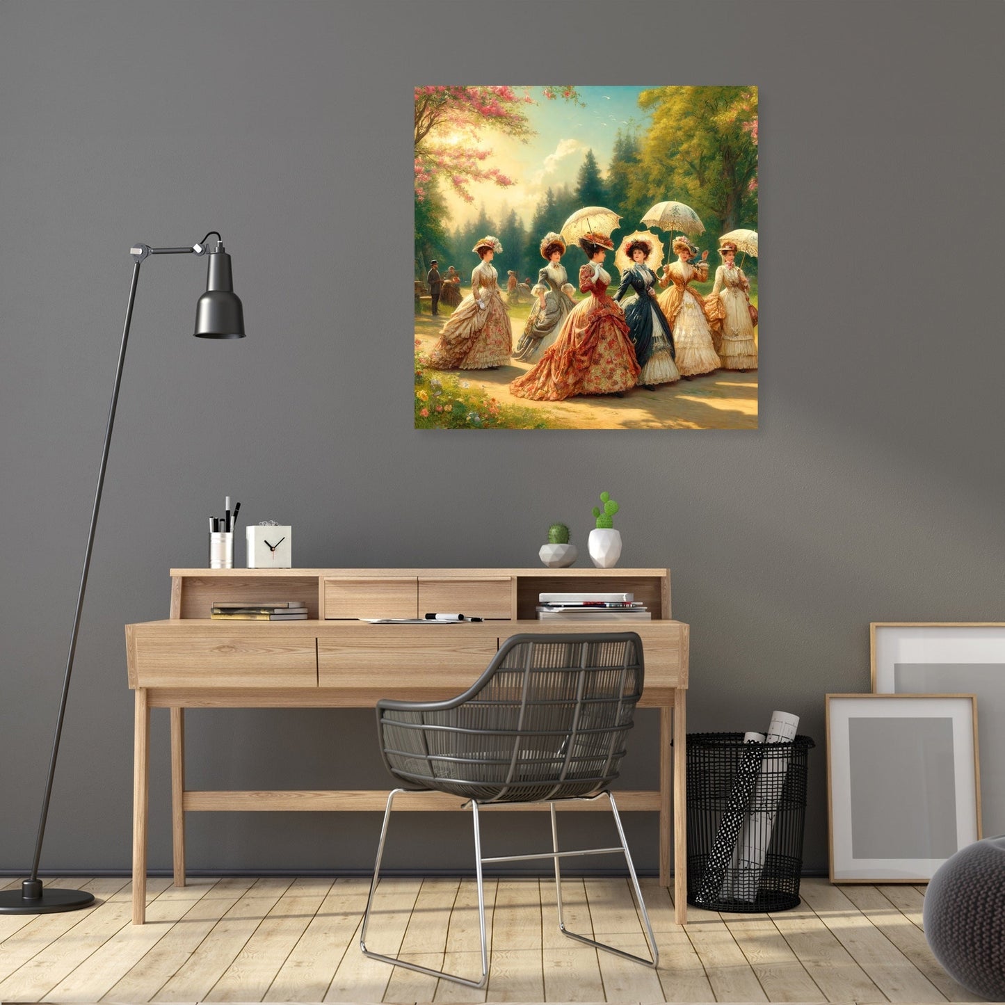 Victorian Spring Elegance Canvas